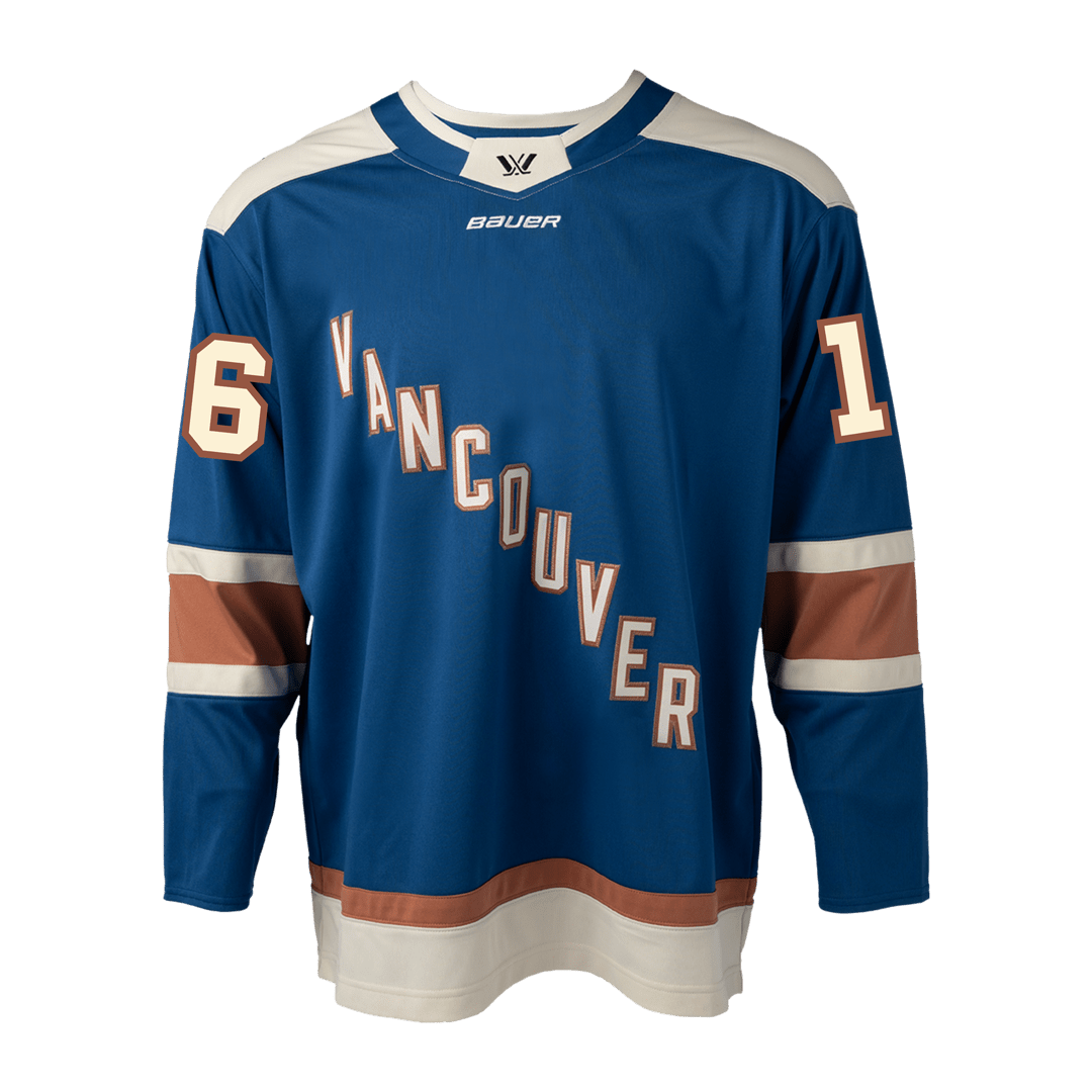 Adult PWHL Vancouver Sophie Jaques Bauer Replica Home Jersey - Jersey in Blue