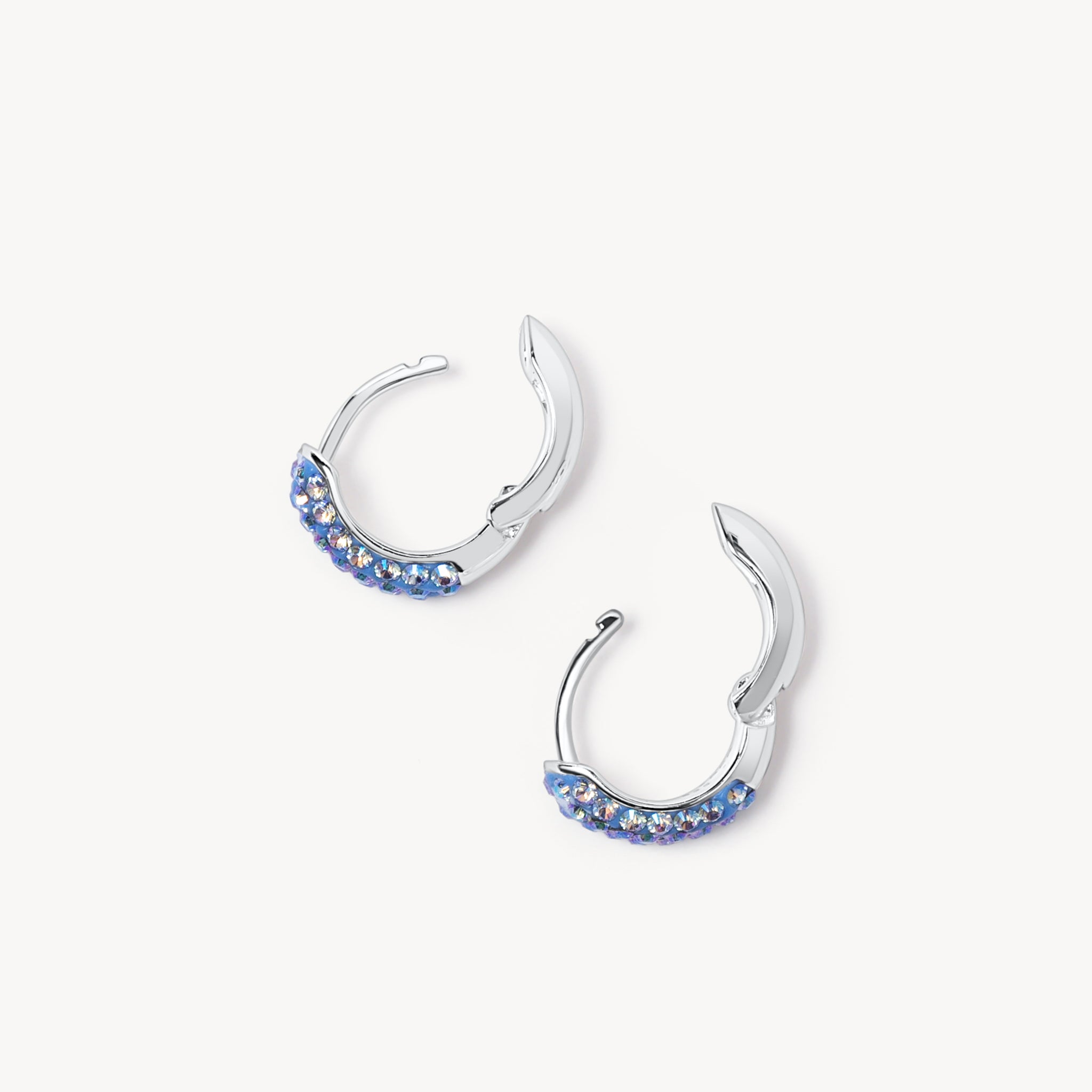 Toronto Sceptres Hillberg & Berk Mini Sparkle Hoops - Jewelry in Blue