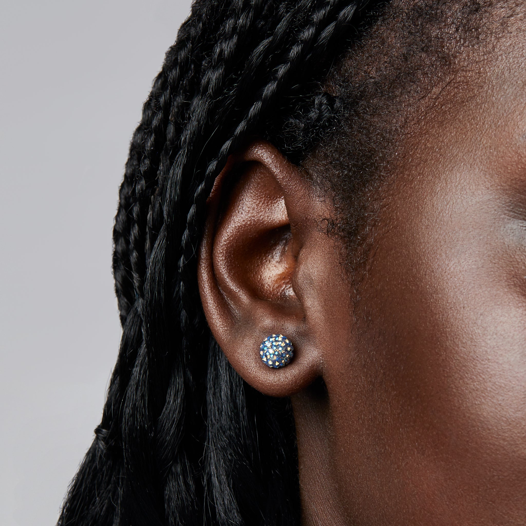 Toronto Sceptres Hillberg & Berk Small Sparkle Ball™ Earrings - Jewelry in Blue