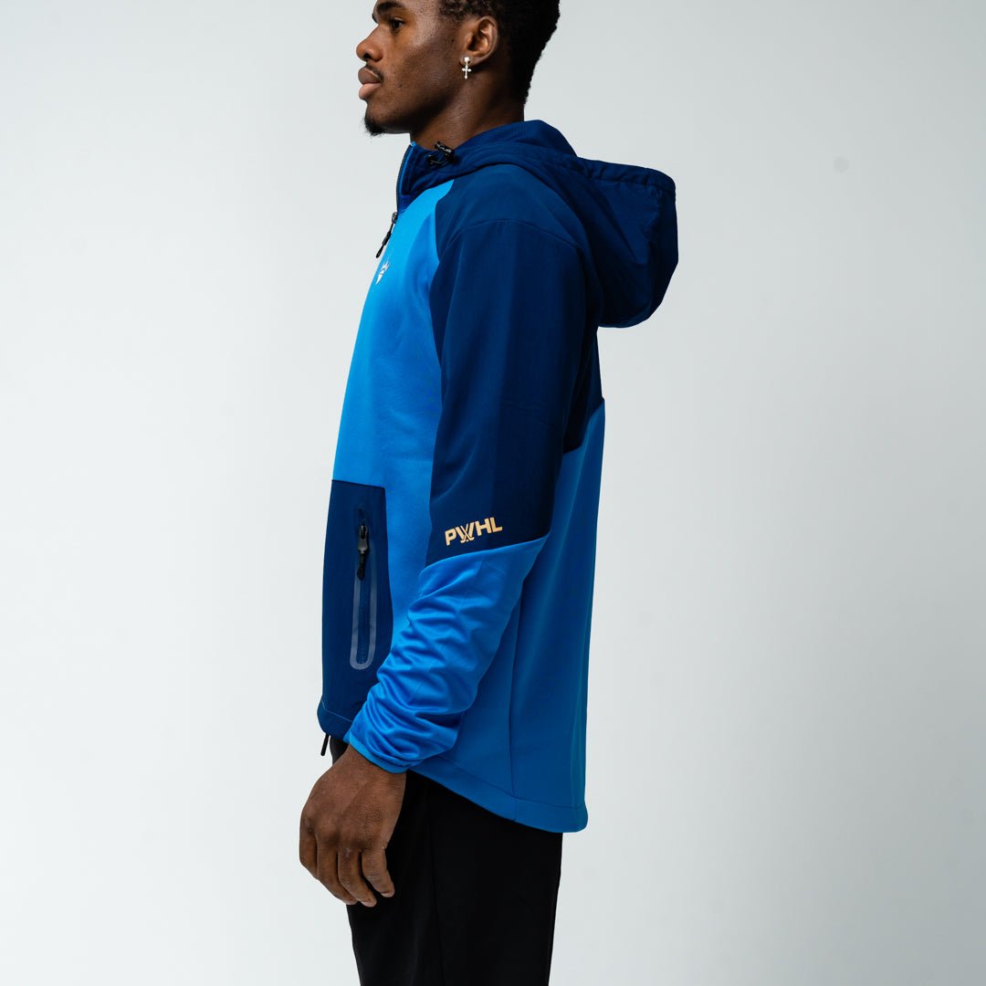 Toronto Sceptres Adult Royalty Quarter Zip Podium Hybrid Jacket - Jacket in Blue