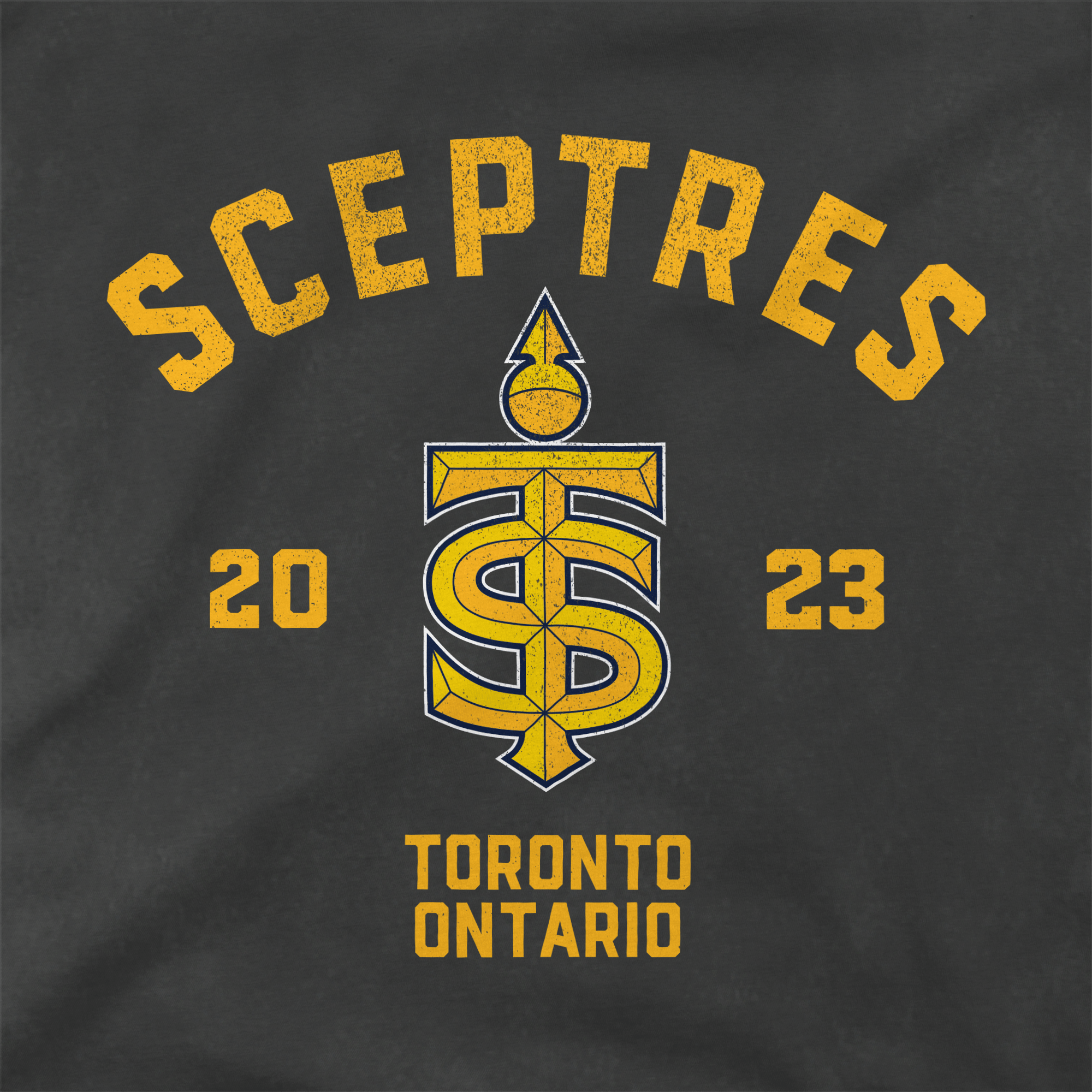 Pre - Order Toronto Sceptres Adult Stadium Essentials Get Back Vintage T-Shirt - T-Shirt in Vintage Black