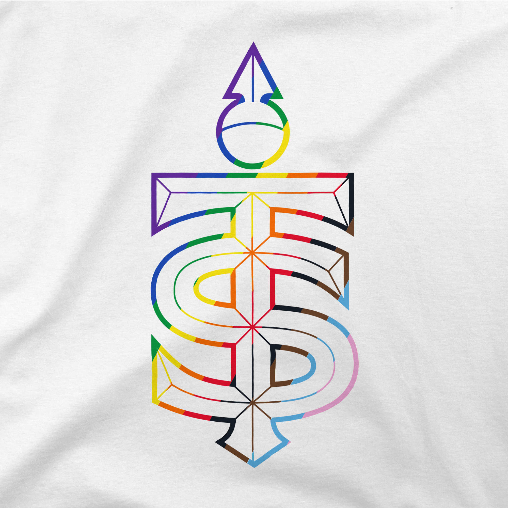 Pre - Order Toronto Sceptres Adult Stadium Essentials Pride Urban T-Shirt - T-Shirt in White