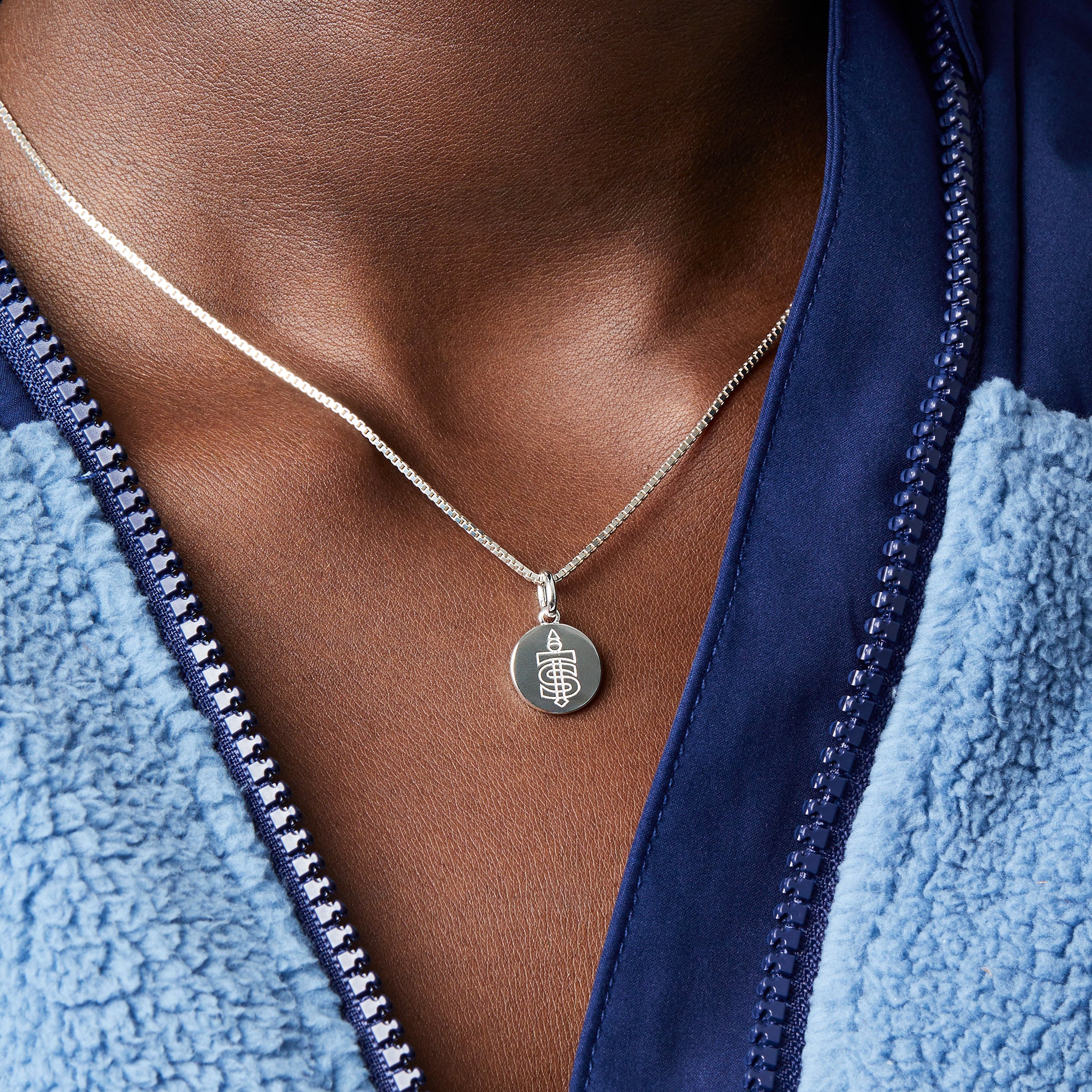 Toronto Sceptres Hillberg & Berk Silver Medallion Necklace - Jewelry in Silver