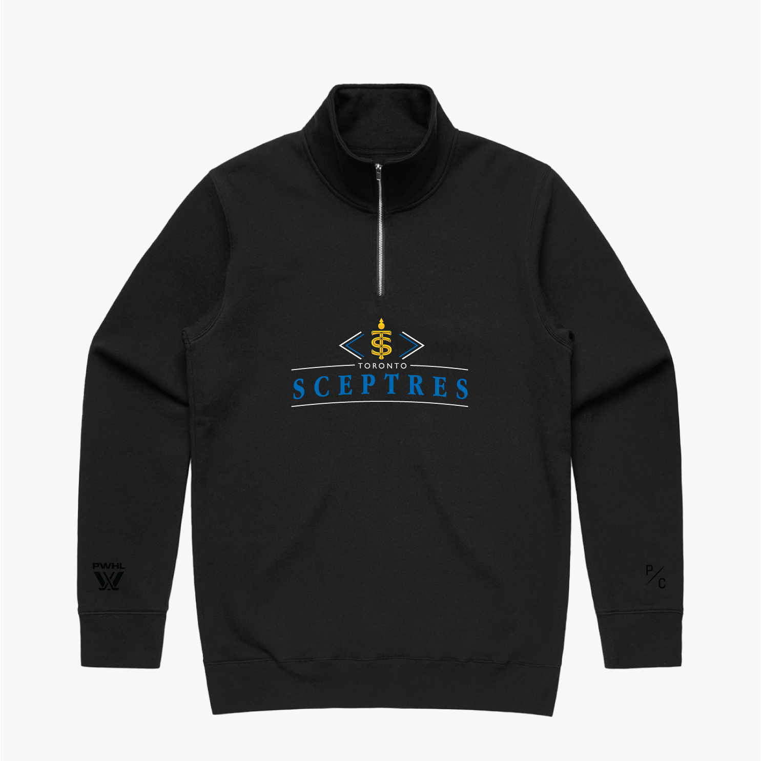 Toronto Sceptres Unisex Peace Collective Fleece Quarter Zip - Quarter Zip in Black