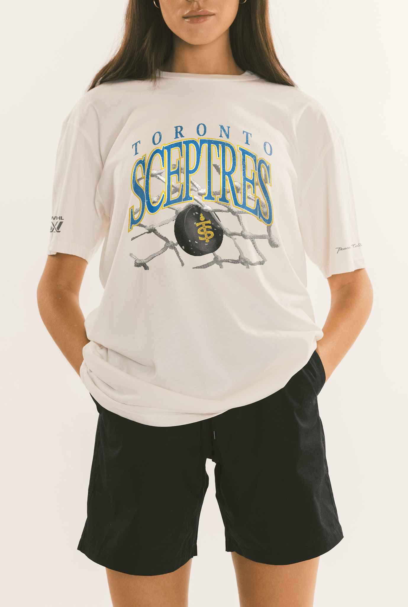 Toronto Sceptres Unisex Peace Collective Vintage Heavy Weight T-Shirt - T-Shirt in Cream