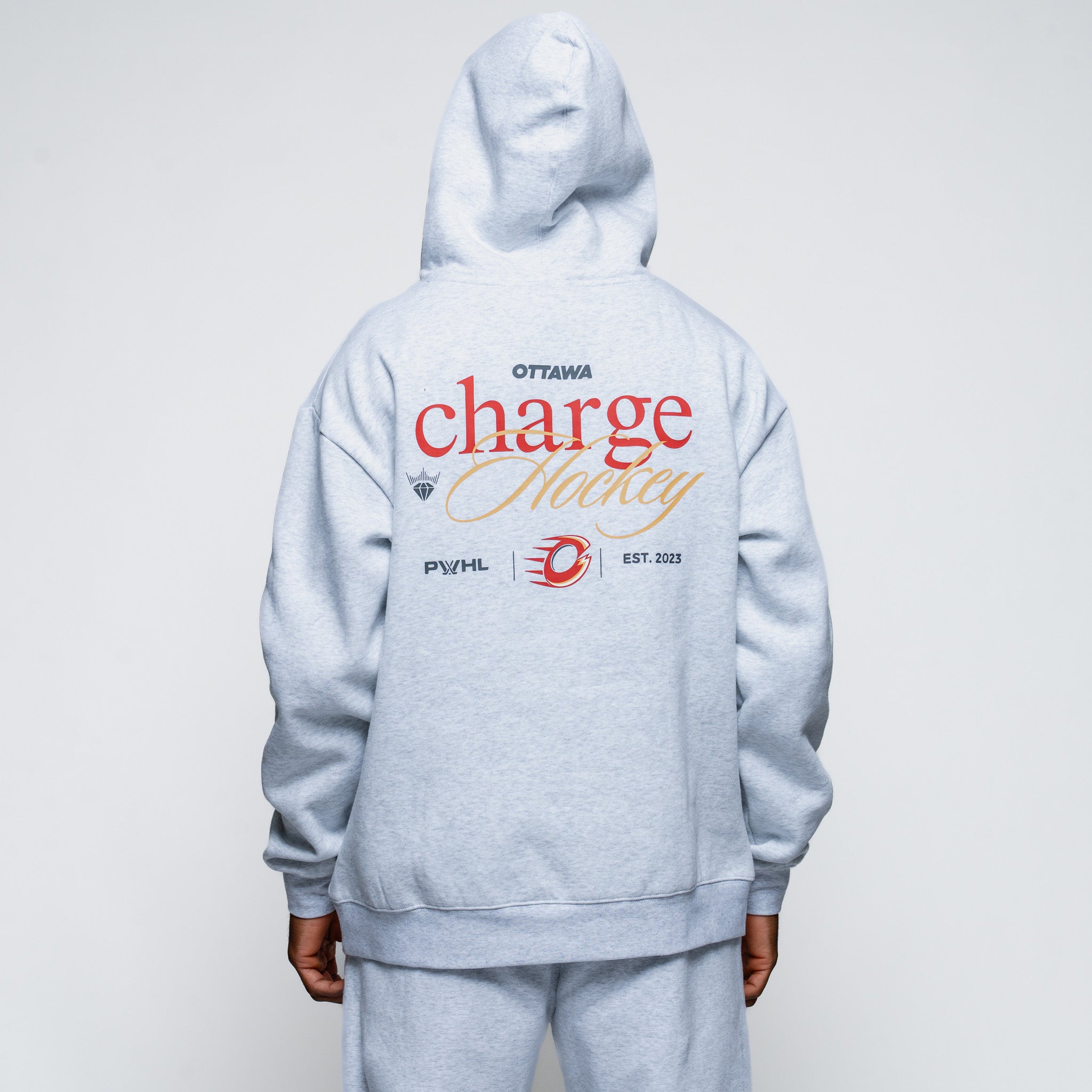 Adult Ottawa Charge Royalty Relaxed Hoodie - Hoodie in XS
