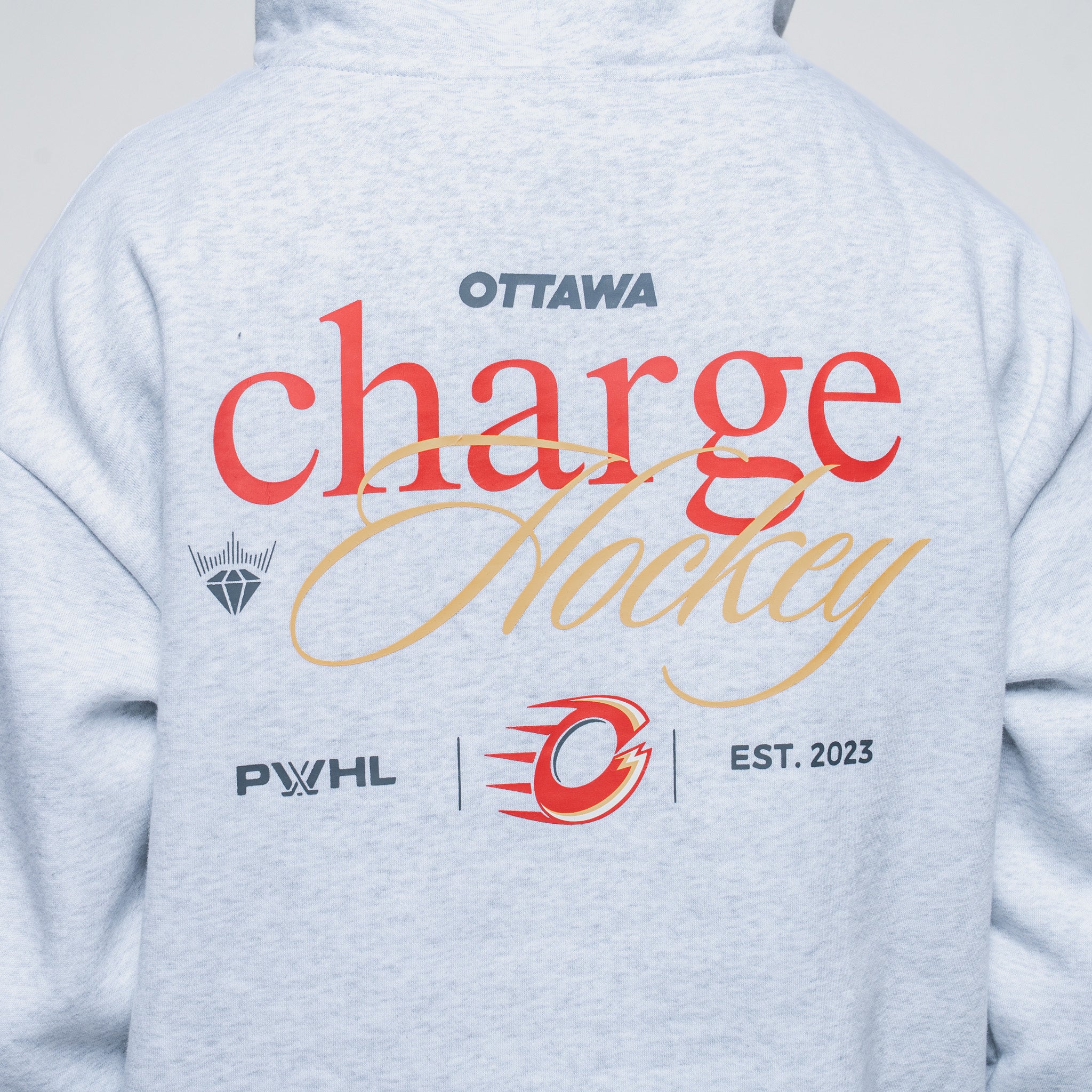 Adult Ottawa Charge Royalty Relaxed Hoodie - Hoodie in XS