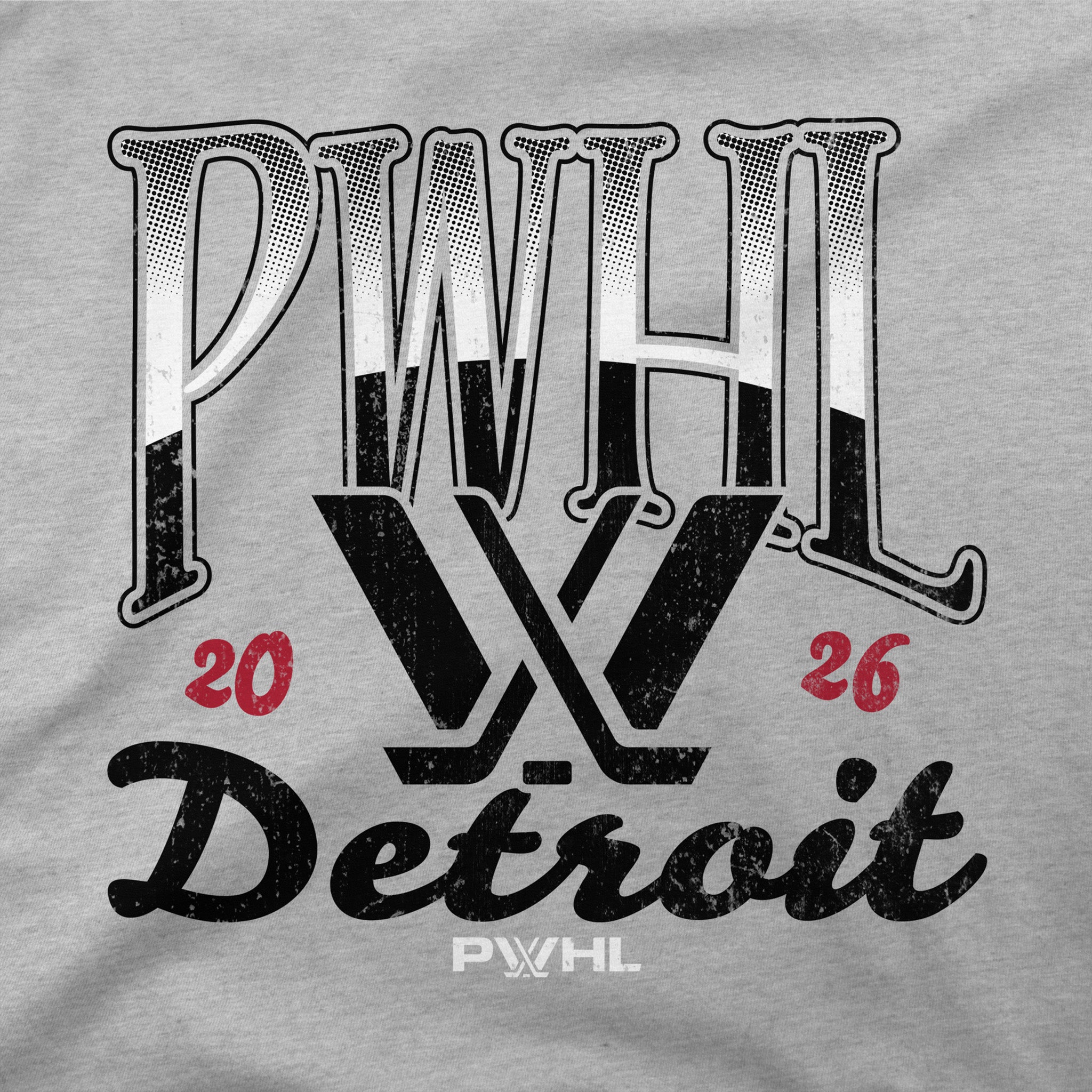 Adult PWHL Detroit Stadium Essentials Sky High Crew - Crewneck in S