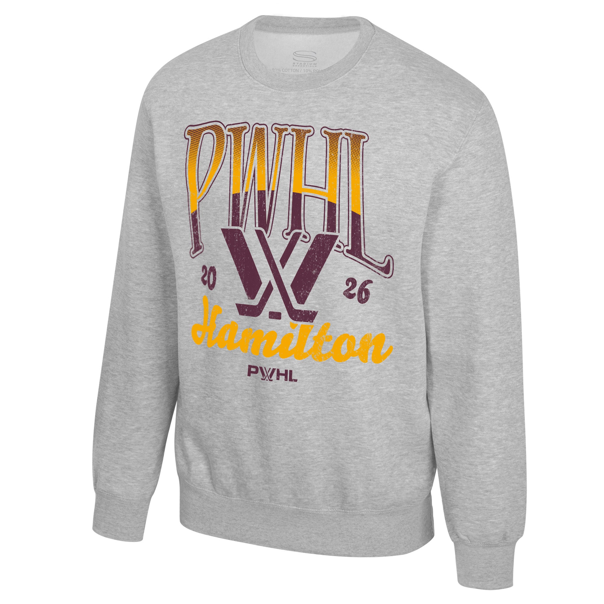 Adult PWHL Hamilton Stadium Essentials Sky High Crew - Crewneck in S