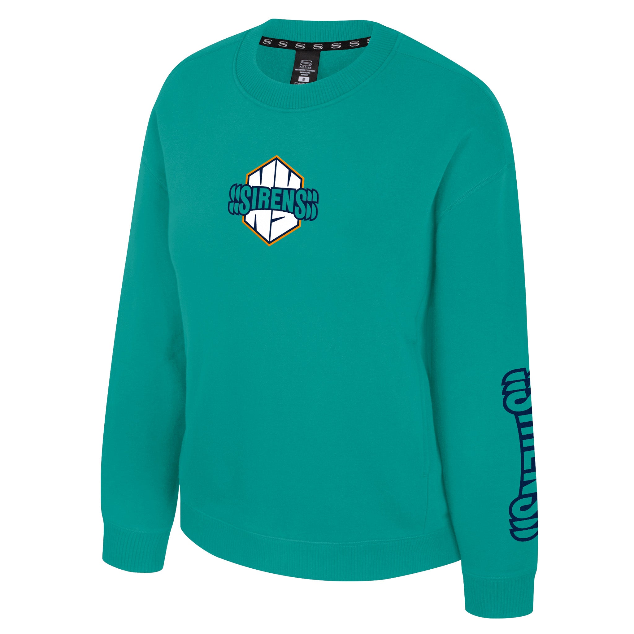 Women's New York Sirens Stadium Essentials Line Drill Crew - Crewneck in S