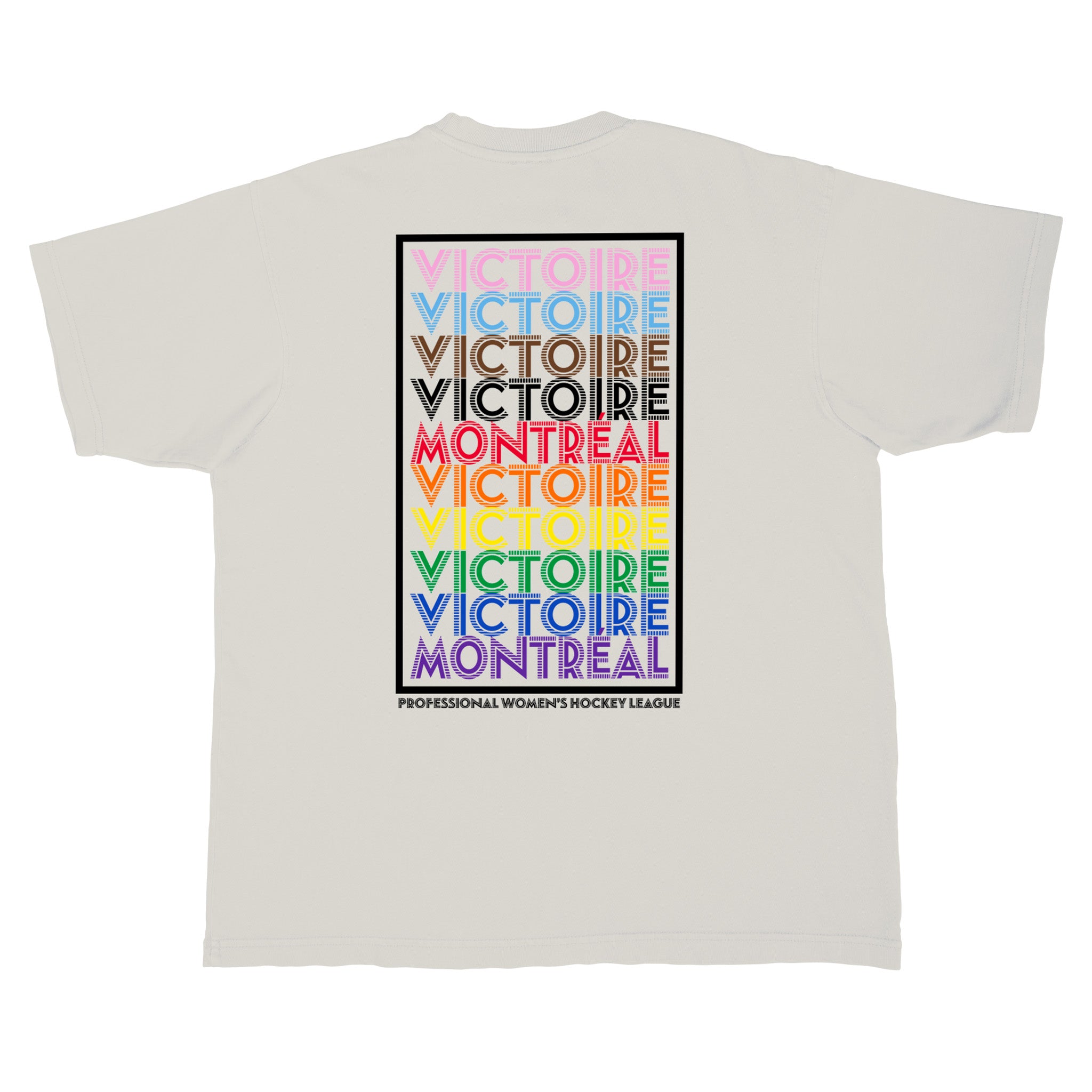 Adult Montreal Victoire Stadium Essentials Pride Repeat Urban T-Shirt - T-Shirt in S