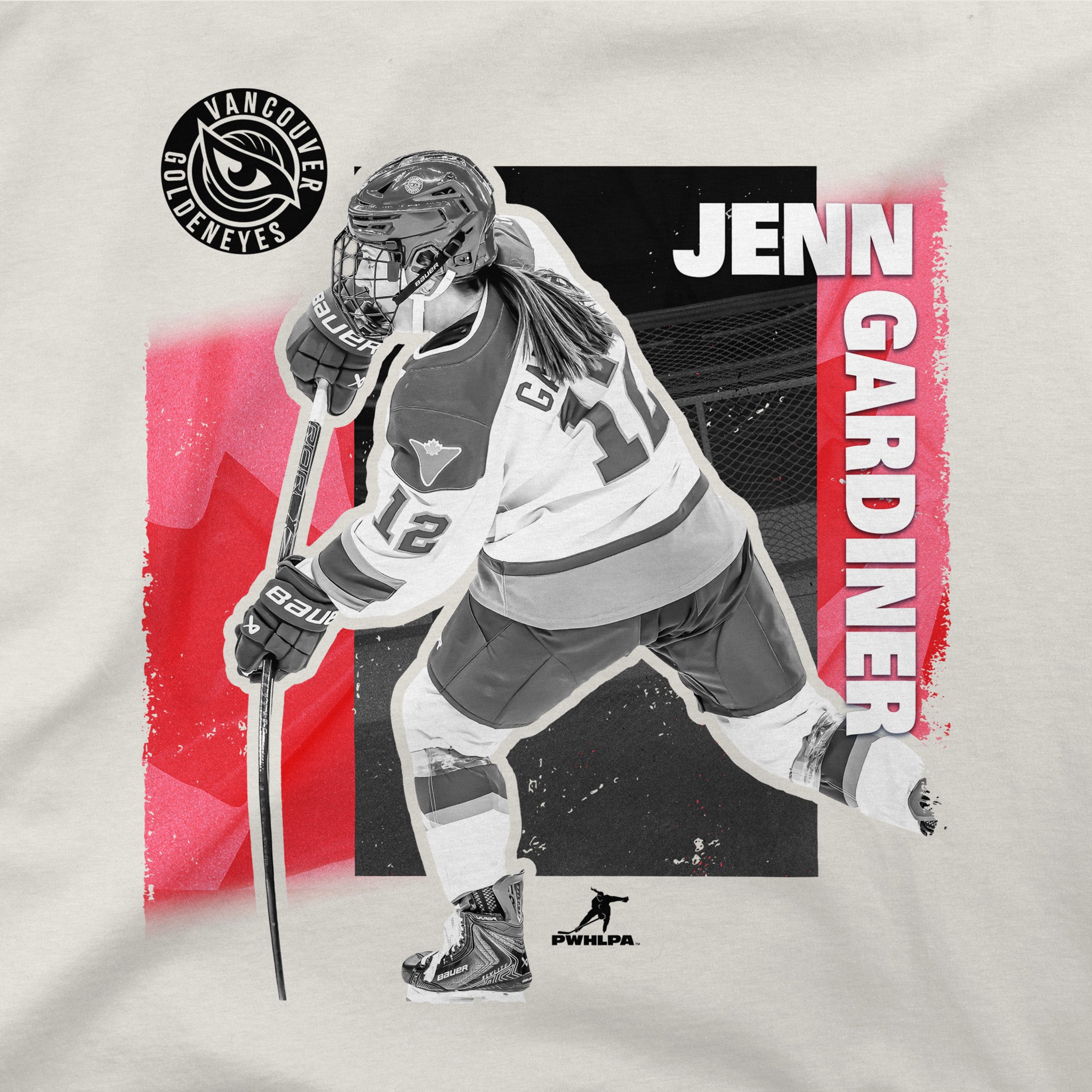 Adult Jenn Gardiner Team PWHL 2026 Urban Stadium Essentials T-Shirt - T-Shirt in S