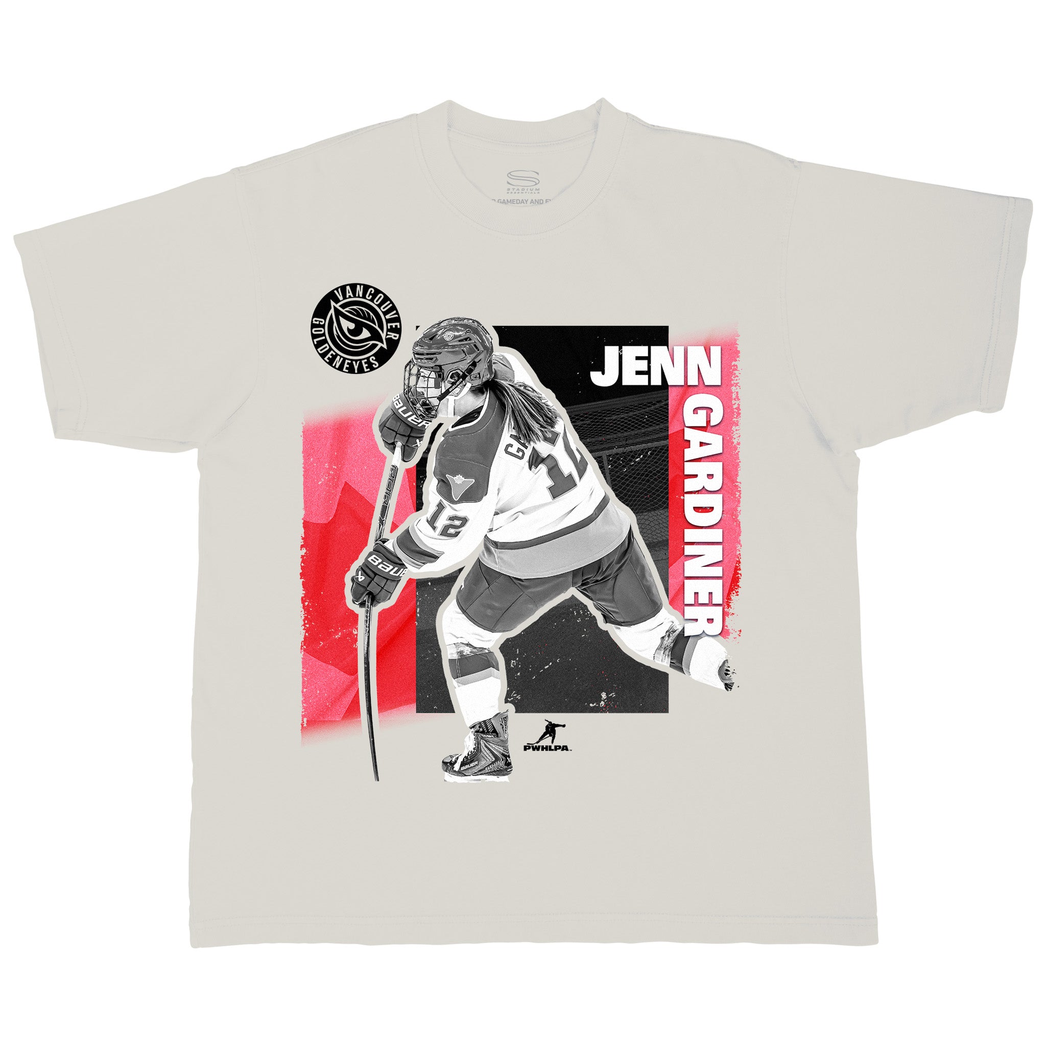 Adult Jenn Gardiner Team PWHL 2026 Urban Stadium Essentials T-Shirt - T-Shirt in S