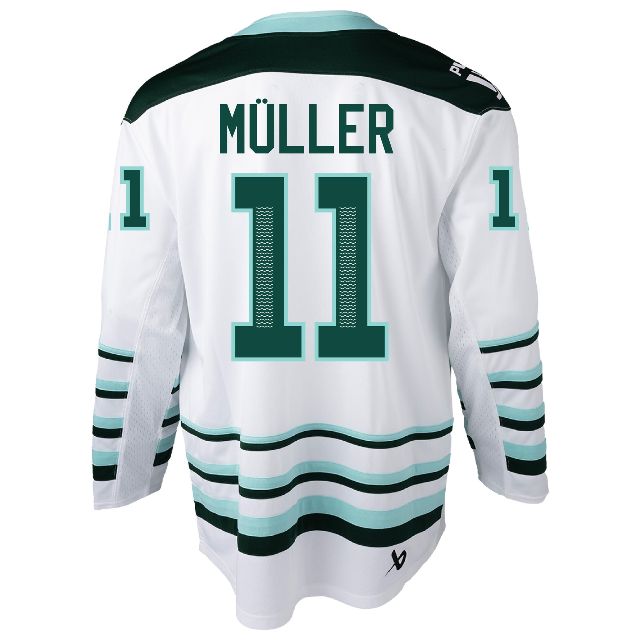 Adult Boston Fleet Alina Müller Bauer Replica Away Jersey - Jersey in White