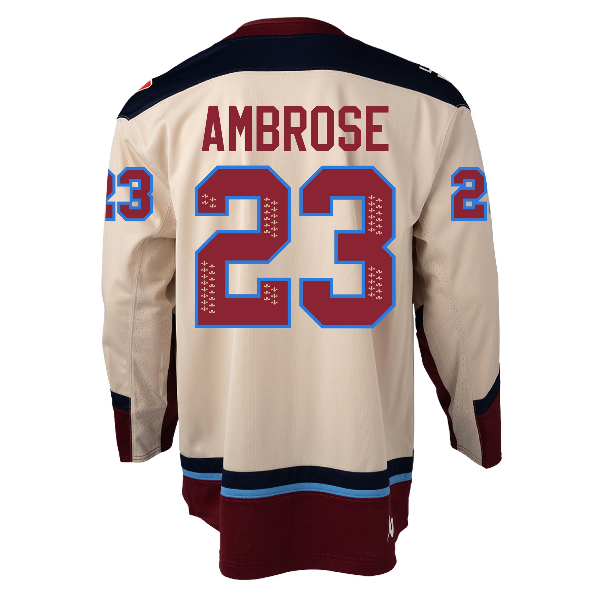 Adult Montreal Victoire Erin Ambrose Bauer Replica Away Jersey - Jersey in Cream