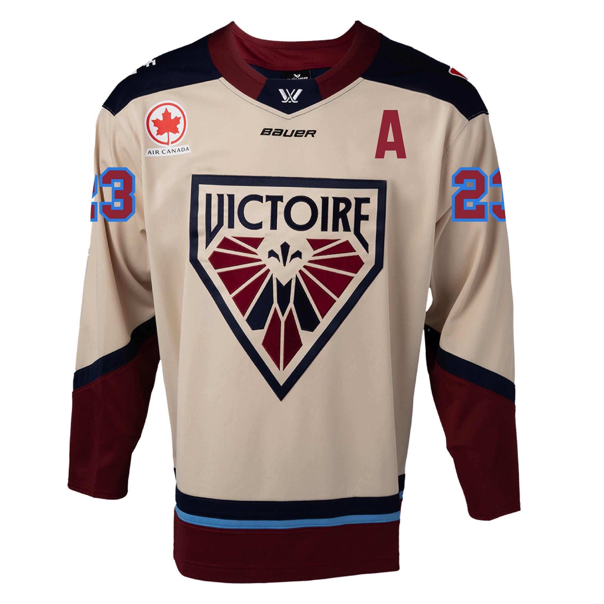 Adult Montreal Victoire Erin Ambrose Bauer Replica Away Jersey - Jersey in Cream
