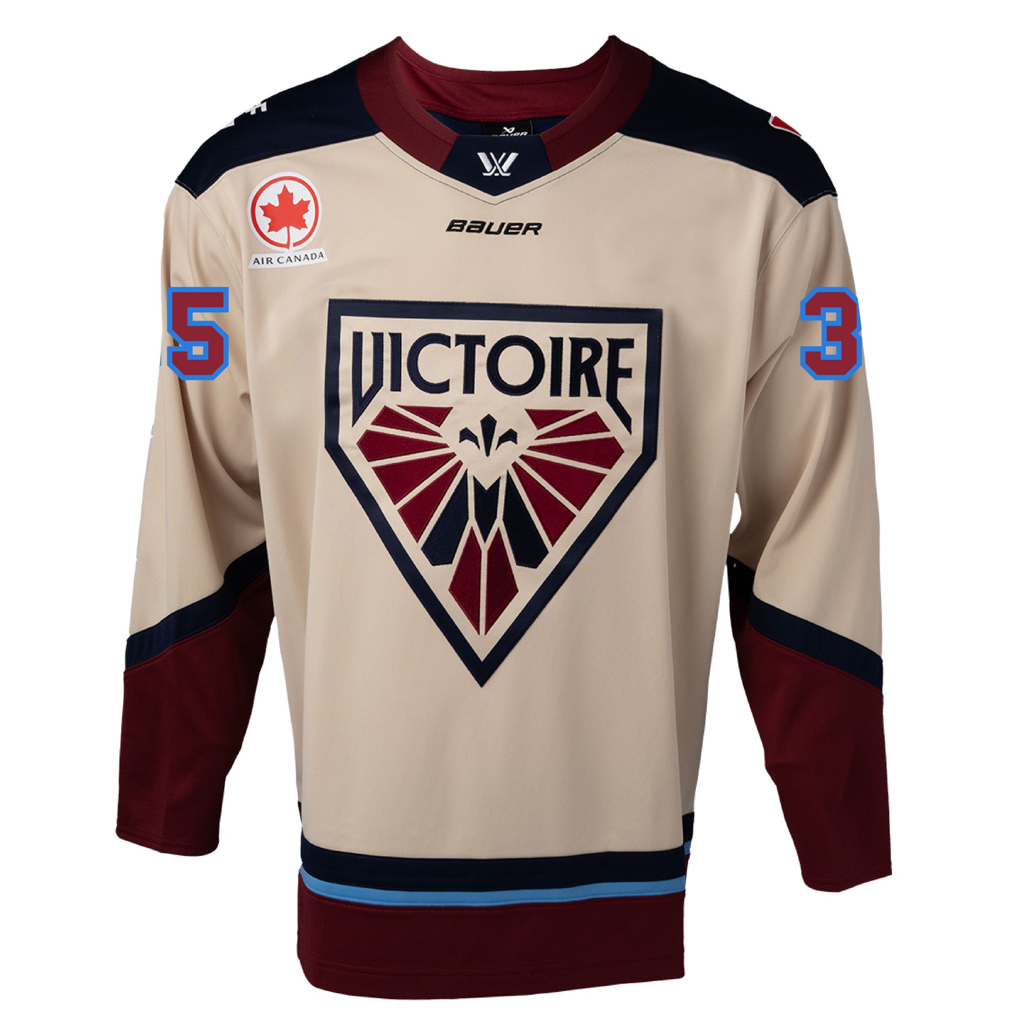 Adult Montreal Victoire Ann - Renée Desbiens Bauer Replica Away Jersey - Jersey in Cream