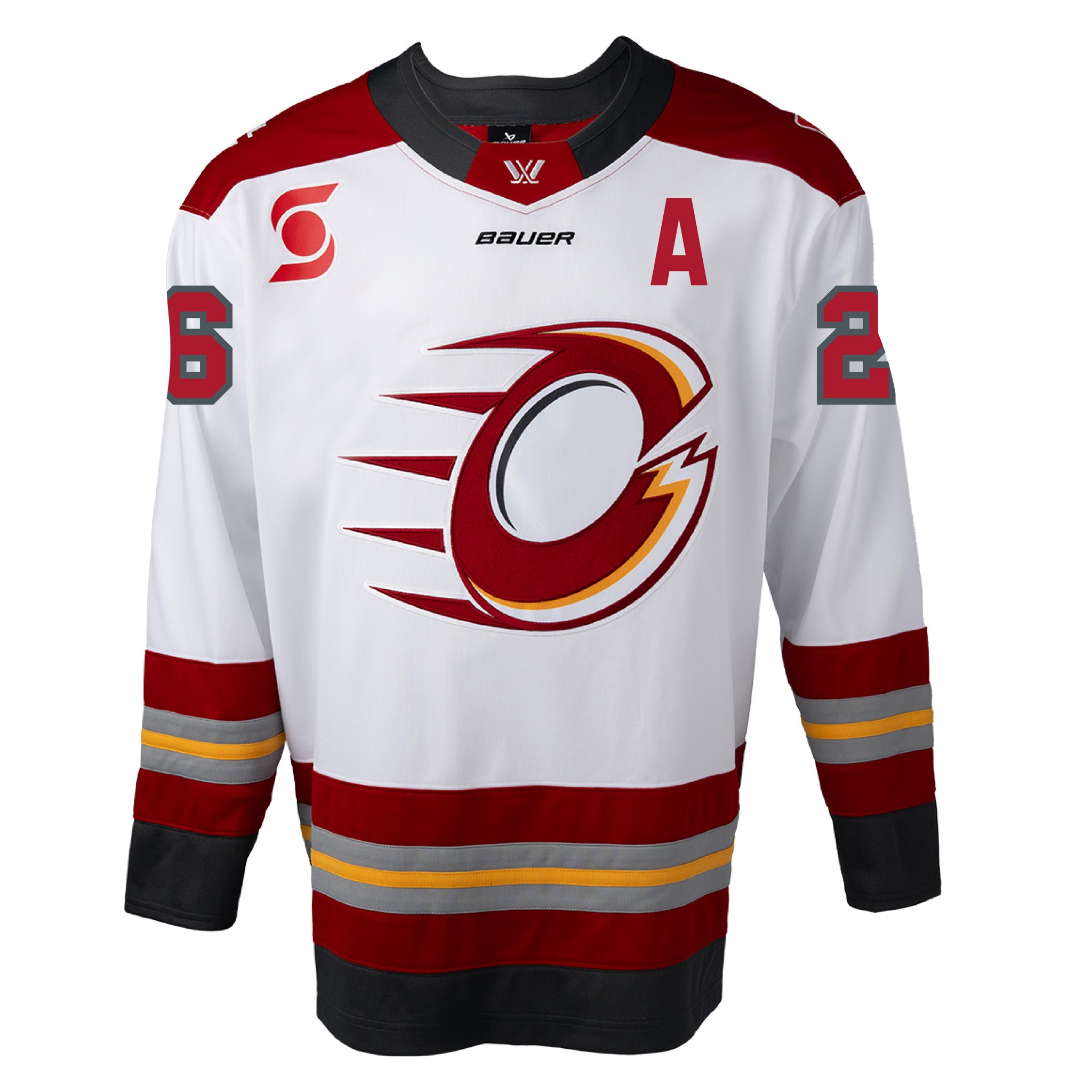 Adult Ottawa Charge Emily Clark Bauer Replica Away Jersey - Jersey in White