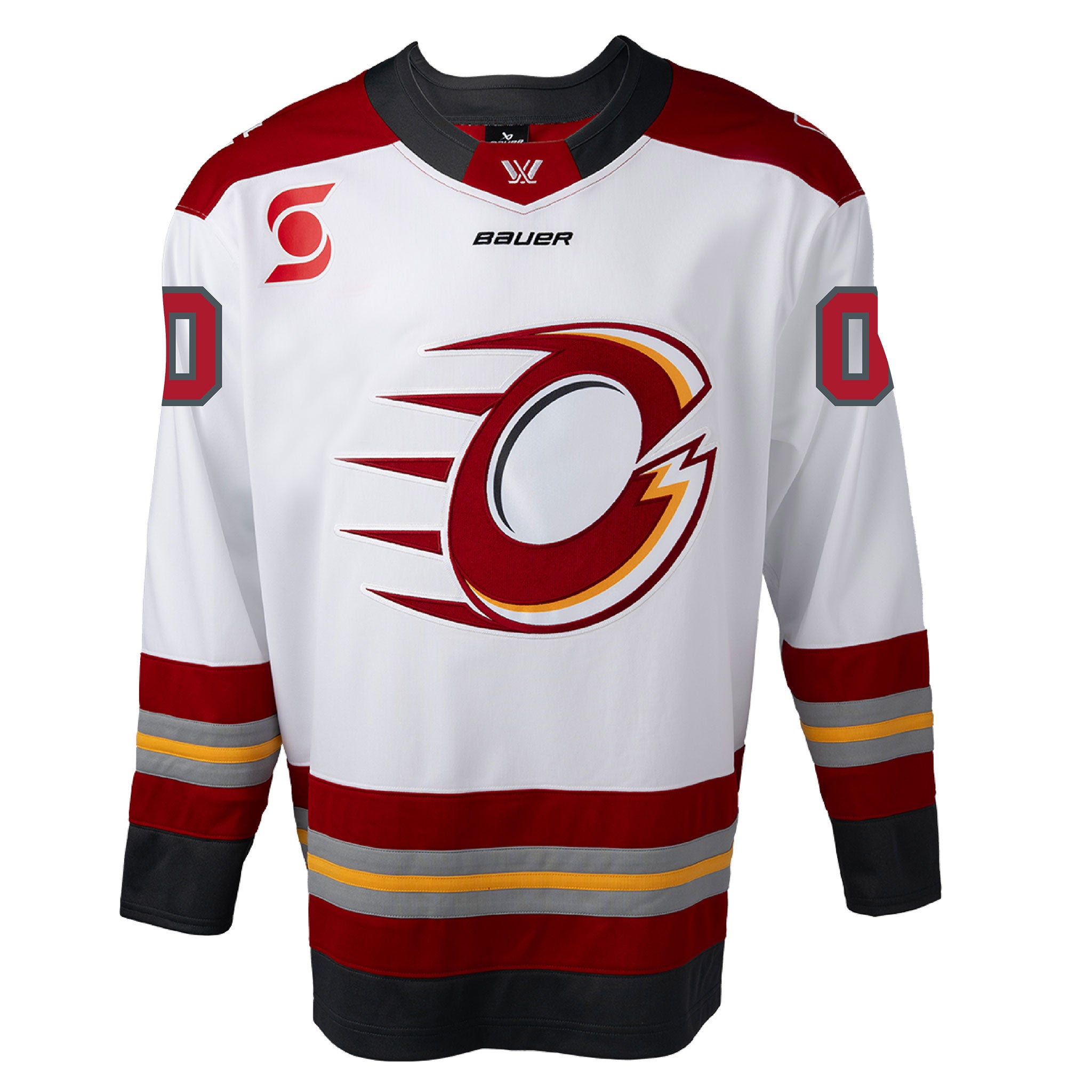 Adult Ottawa Charge Player Roster Bauer Replica Away Jersey - Jersey in White
