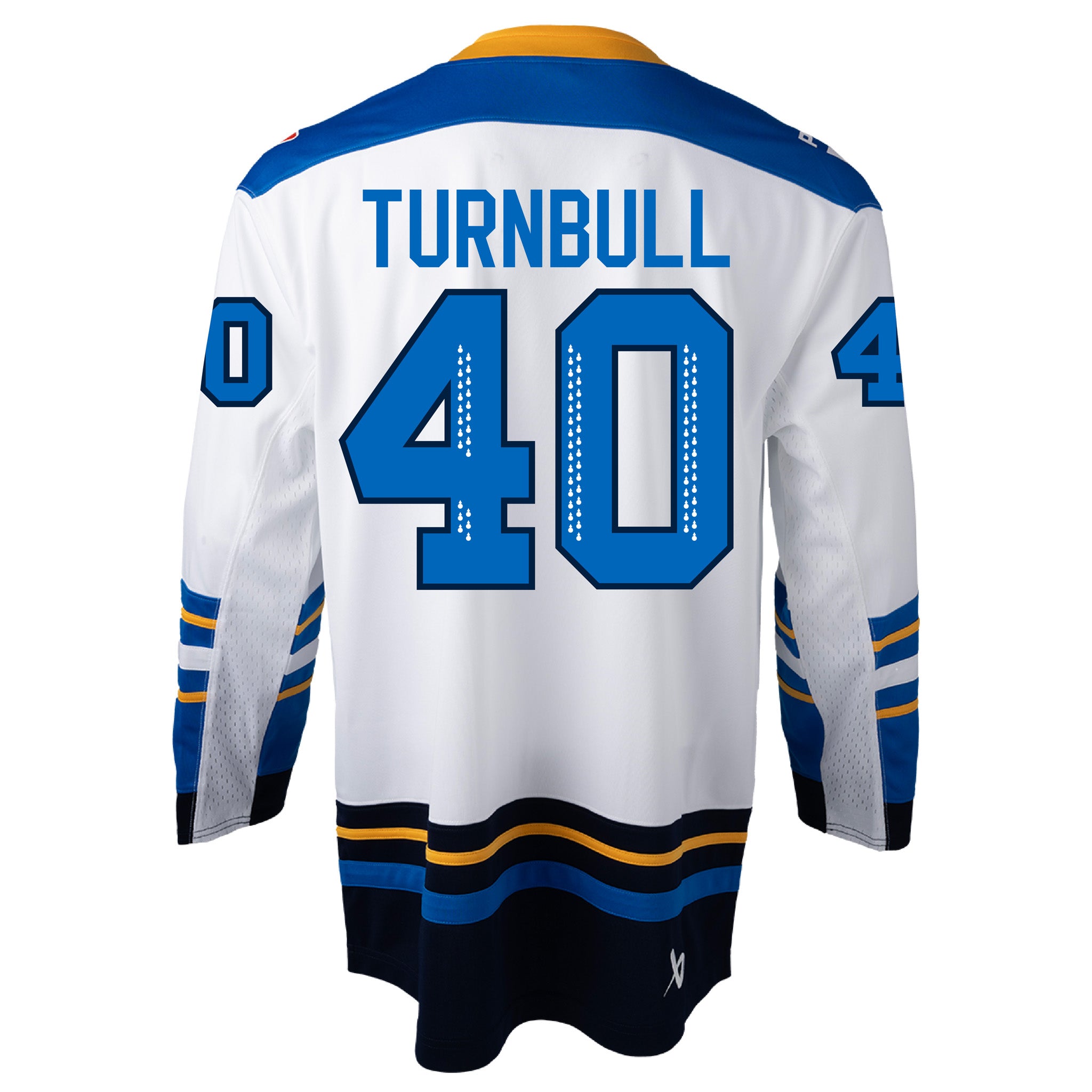 Adult Toronto Sceptres Blayre Turnbull Bauer Replica Away Jersey - Jersey in White