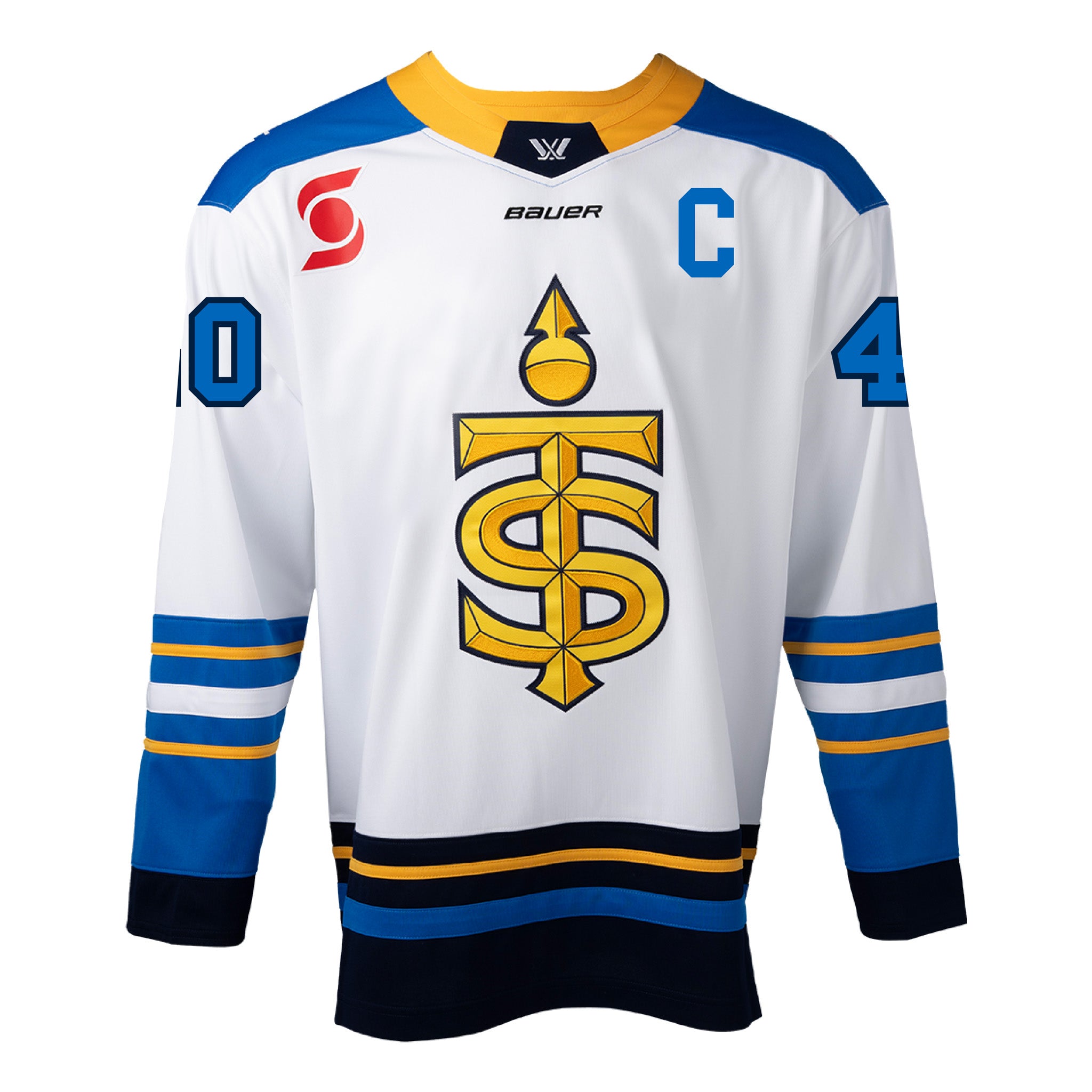 Adult Toronto Sceptres Blayre Turnbull Bauer Replica Away Jersey - Jersey in White