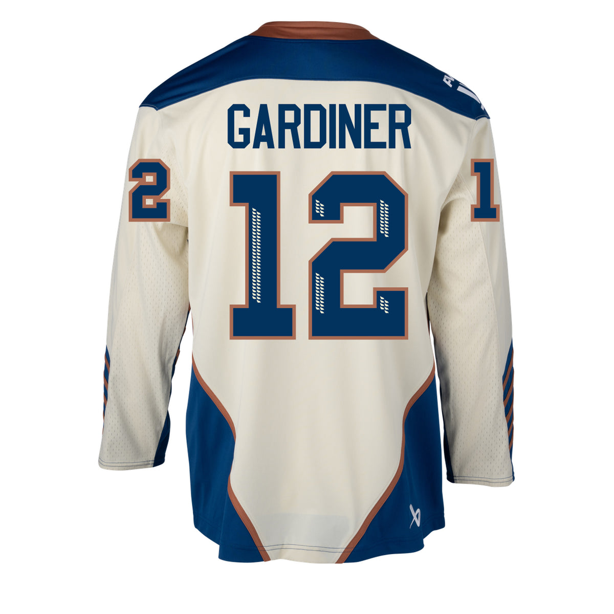 Adult Jenn Gardiner #12 Vancouver Goldeneyes Bauer Replica Away Jersey - Jersey in S