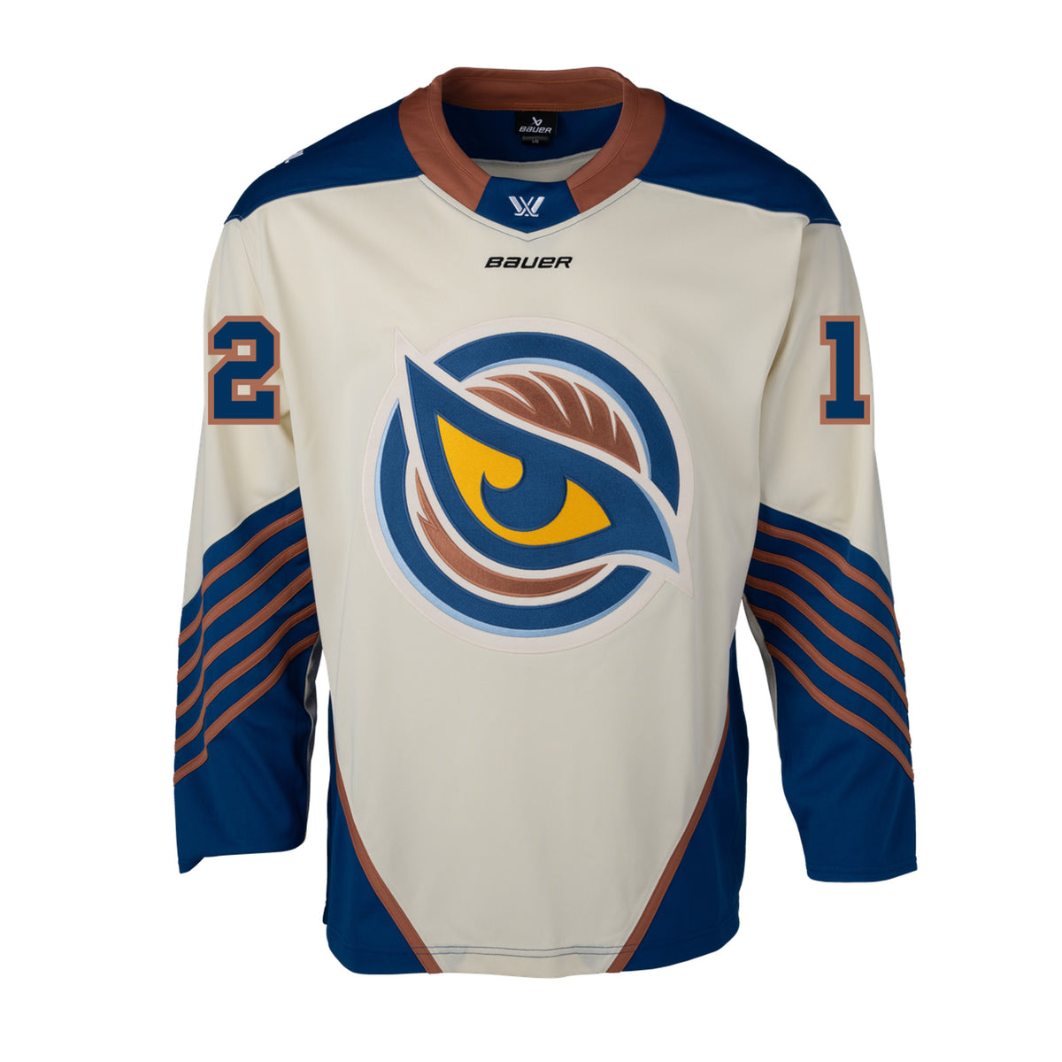 Adult Jenn Gardiner #12 Vancouver Goldeneyes Bauer Replica Away Jersey - Jersey in S