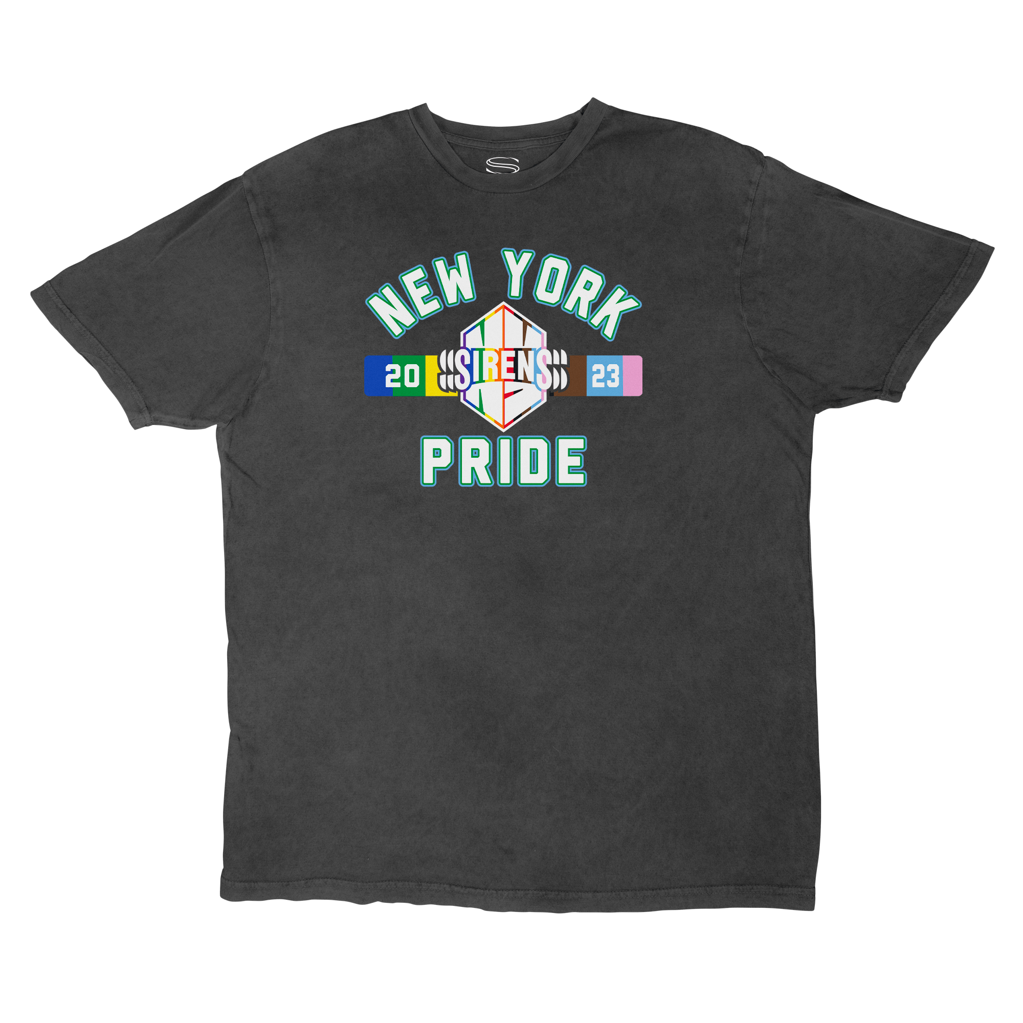 Pre - Order New York Sirens Adult Stadium Essentials Issue Pride Vintage T-Shirt - T-Shirt in Vintage Black