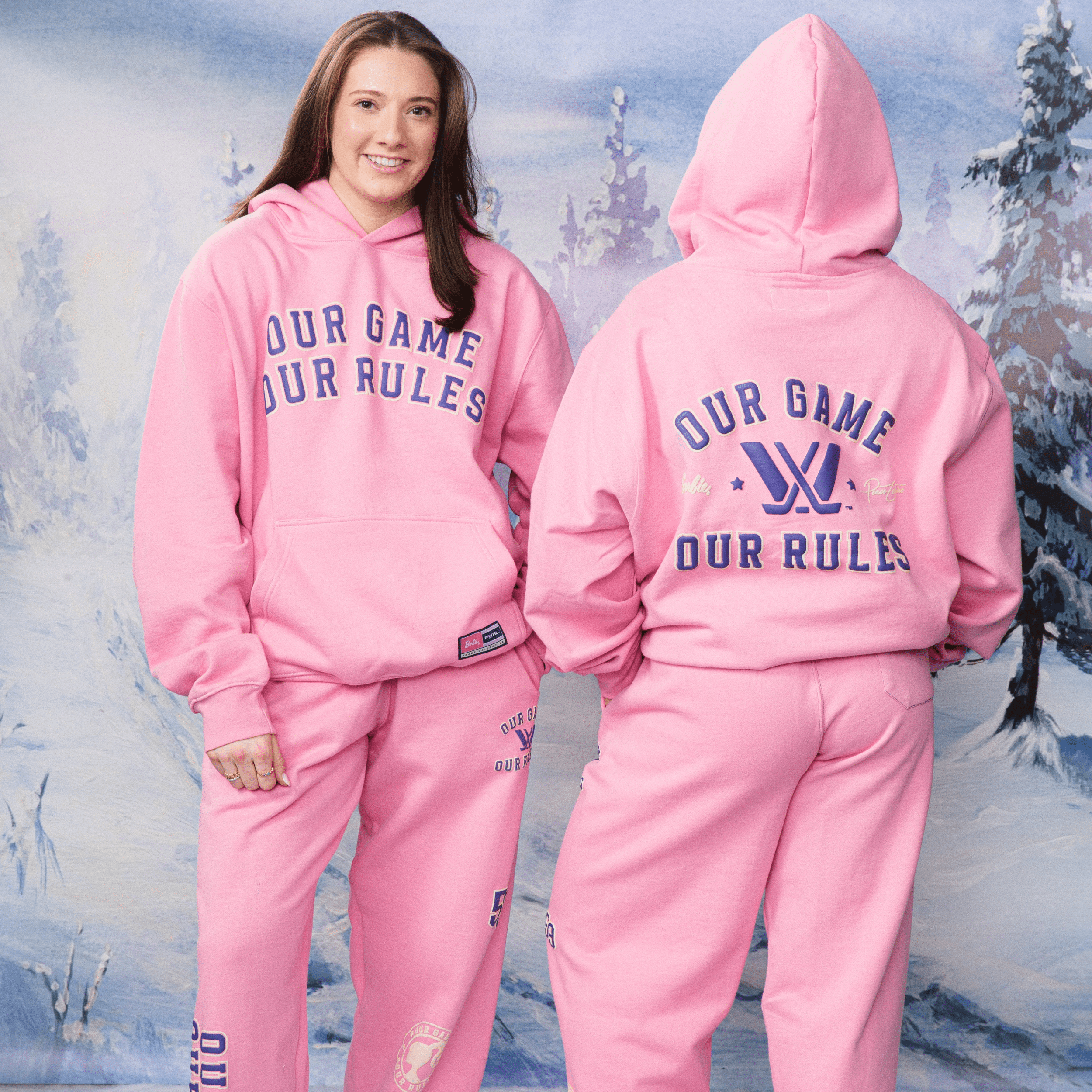 PWHL x Barbie by Peace Collective Adult Heavy Hoodie - Hoodie in XS