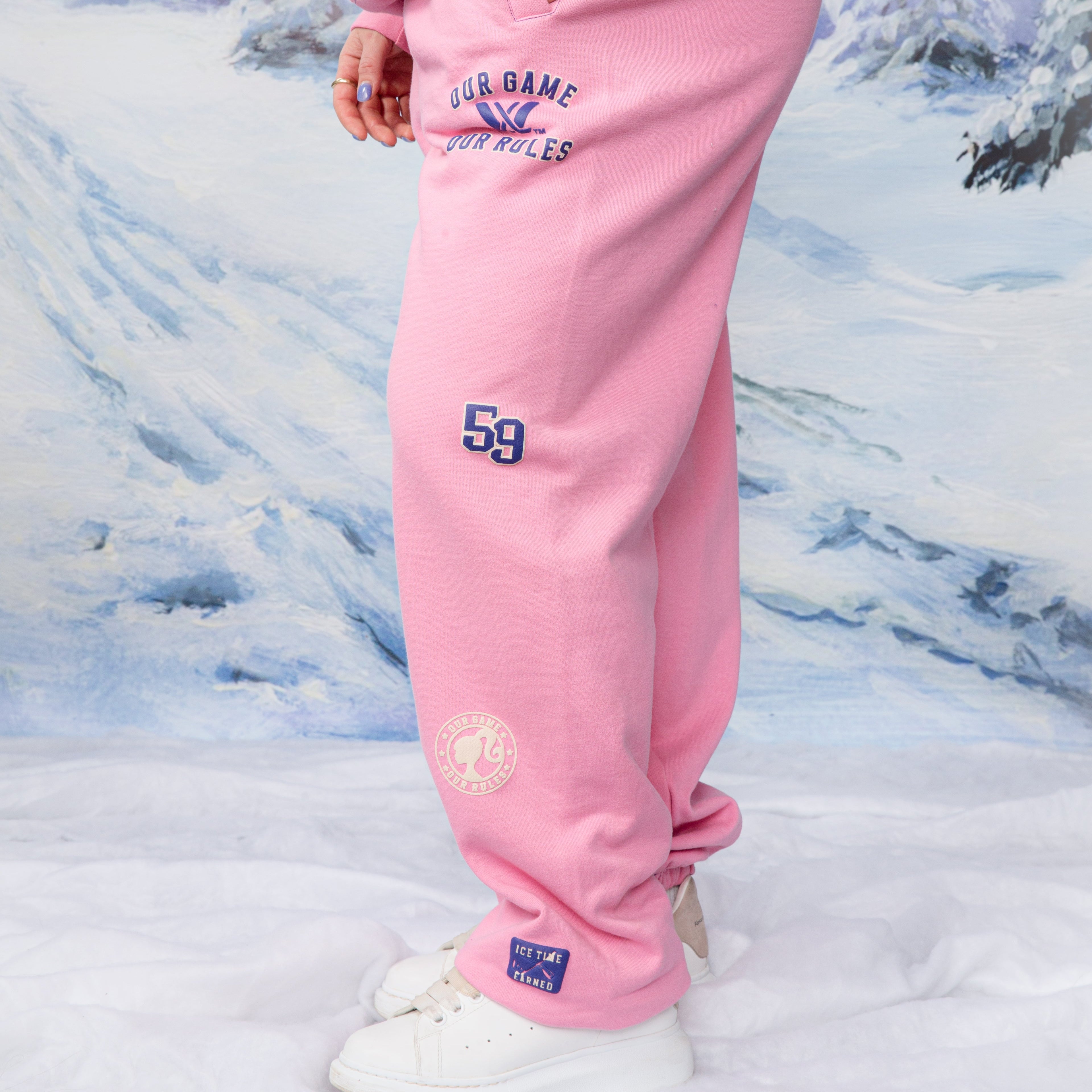 PWHL x Barbie by Peace Collective Adult Heavy Joggers - Pants in XS