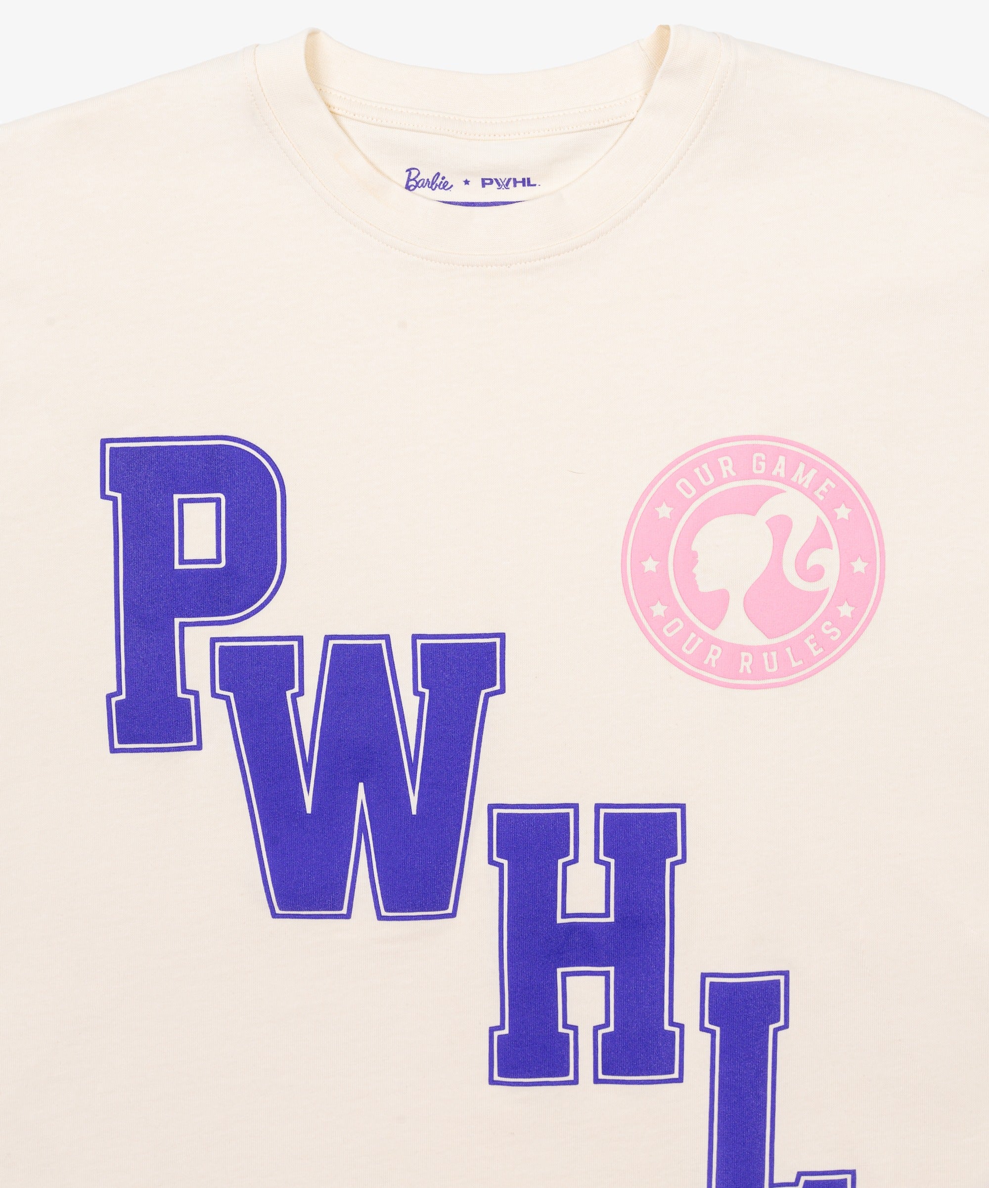 PWHL x Barbie by Peace Collective Adult Heavy T-Shirt - T-Shirt in XS