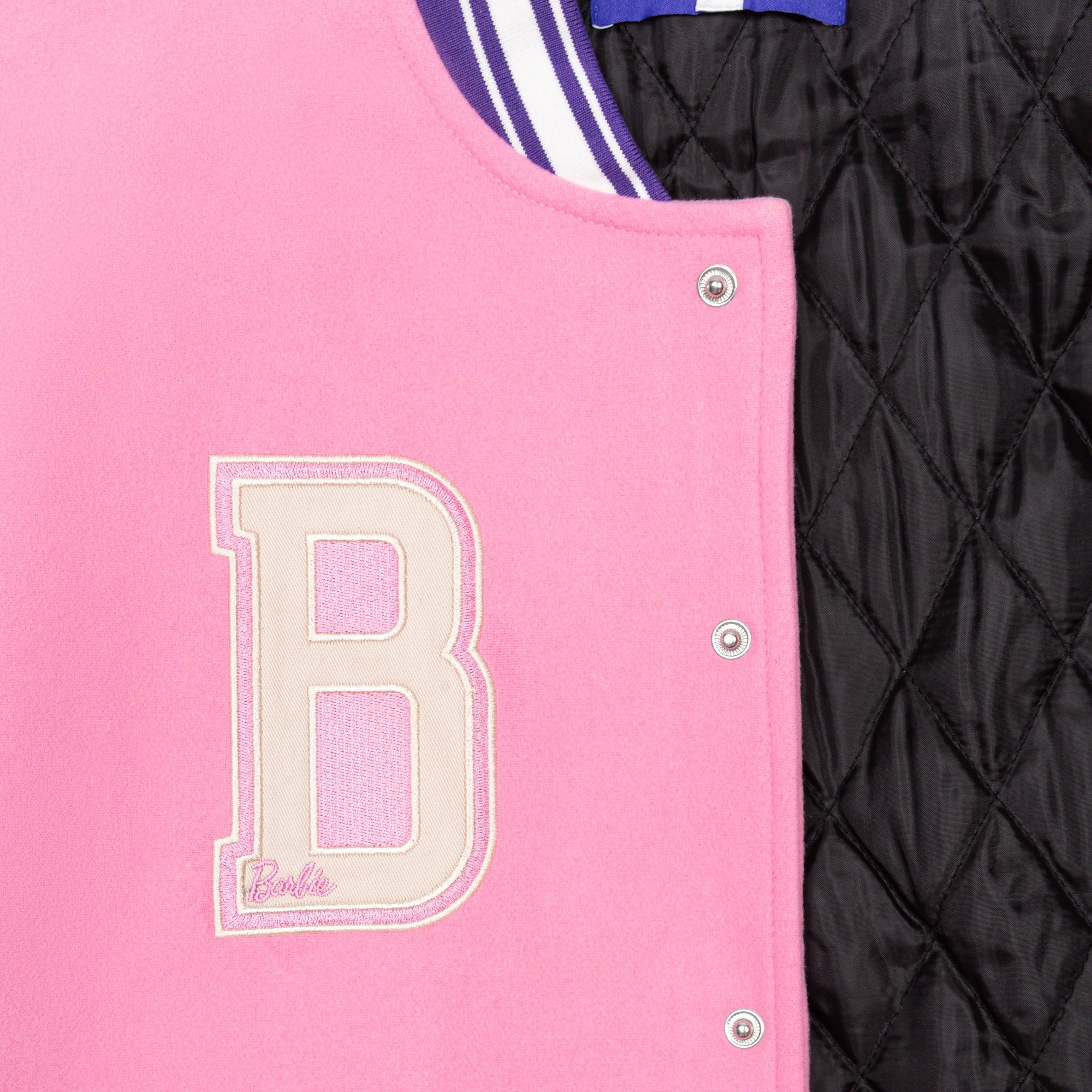 PWHL x Barbie by Peace Collective Adult Letterman Jacket - Jacket in S