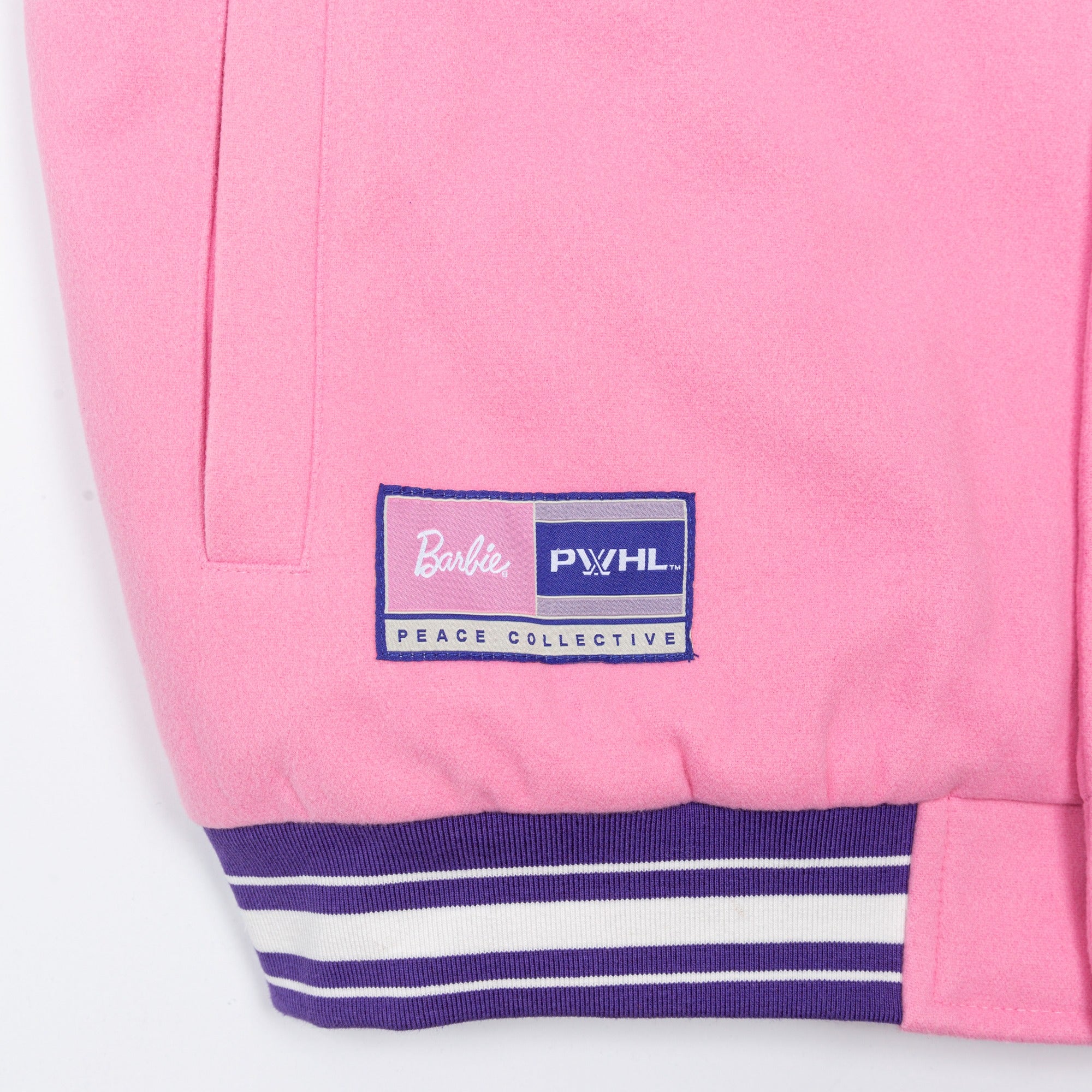 PWHL x Barbie by Peace Collective Adult Letterman Jacket - Jacket in S
