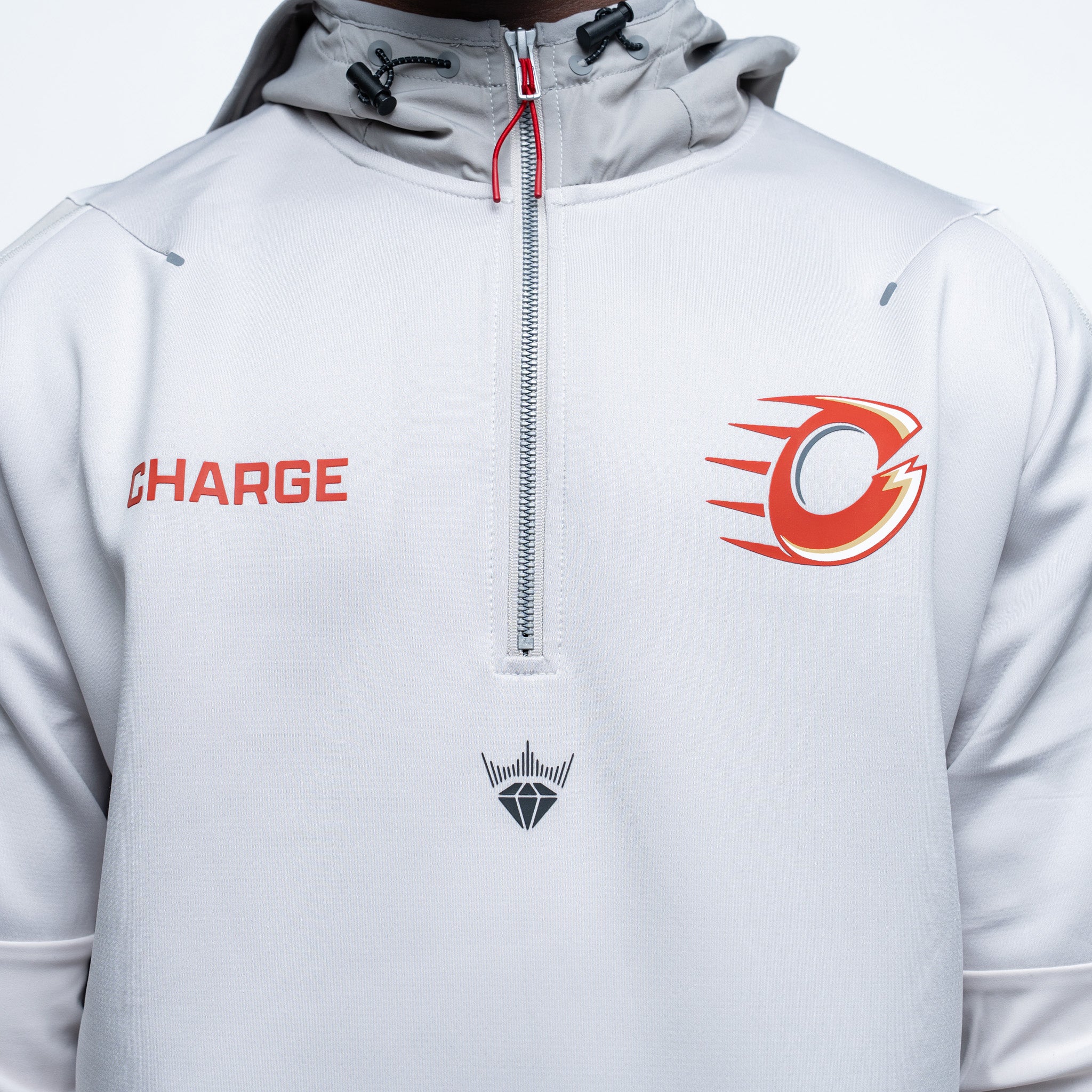 Adult Ottawa Charge Royalty Podium Hybrid Quarter Zip Jacket 2.0 - Jacket in XS