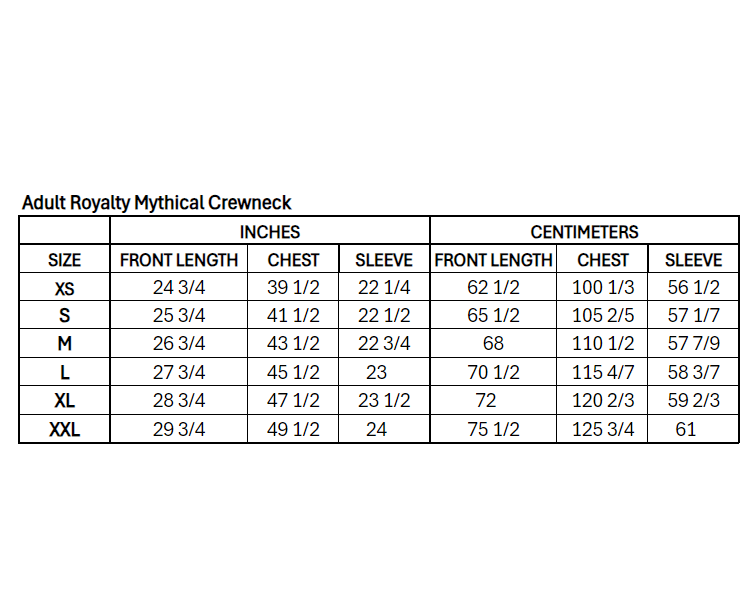 Ottawa Charge Adult Royalty Mythical Crewneck - Crewneck in Red