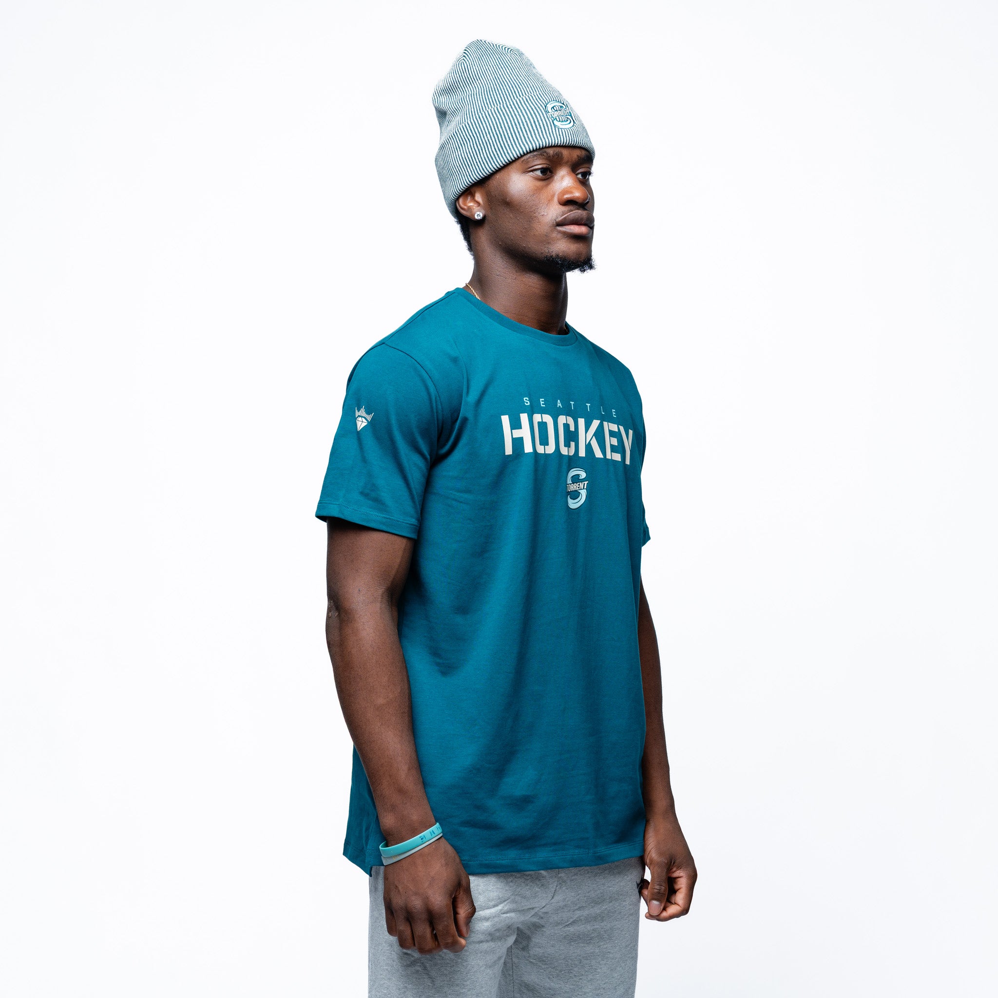 Adult Seattle Torrent Royalty Essential Sideline T-Shirt - T-Shirt in Green