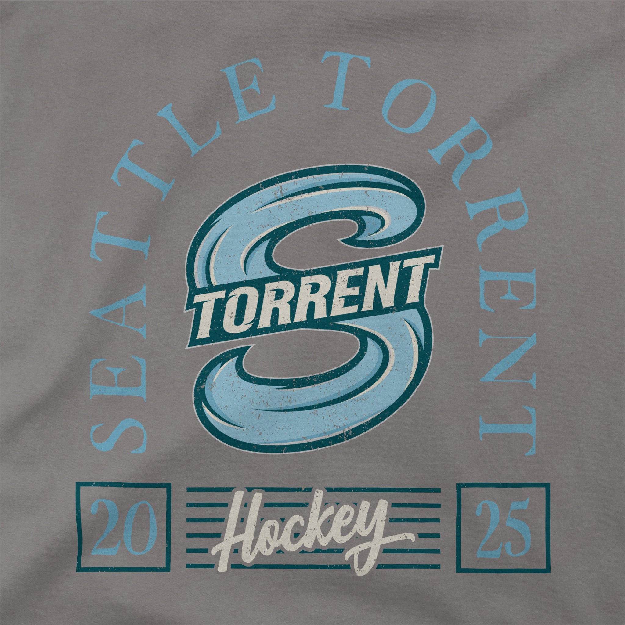 Adult Seattle Torrent Stadium Essentials Laylow Vintage T-Shirt - T-Shirt in Grey