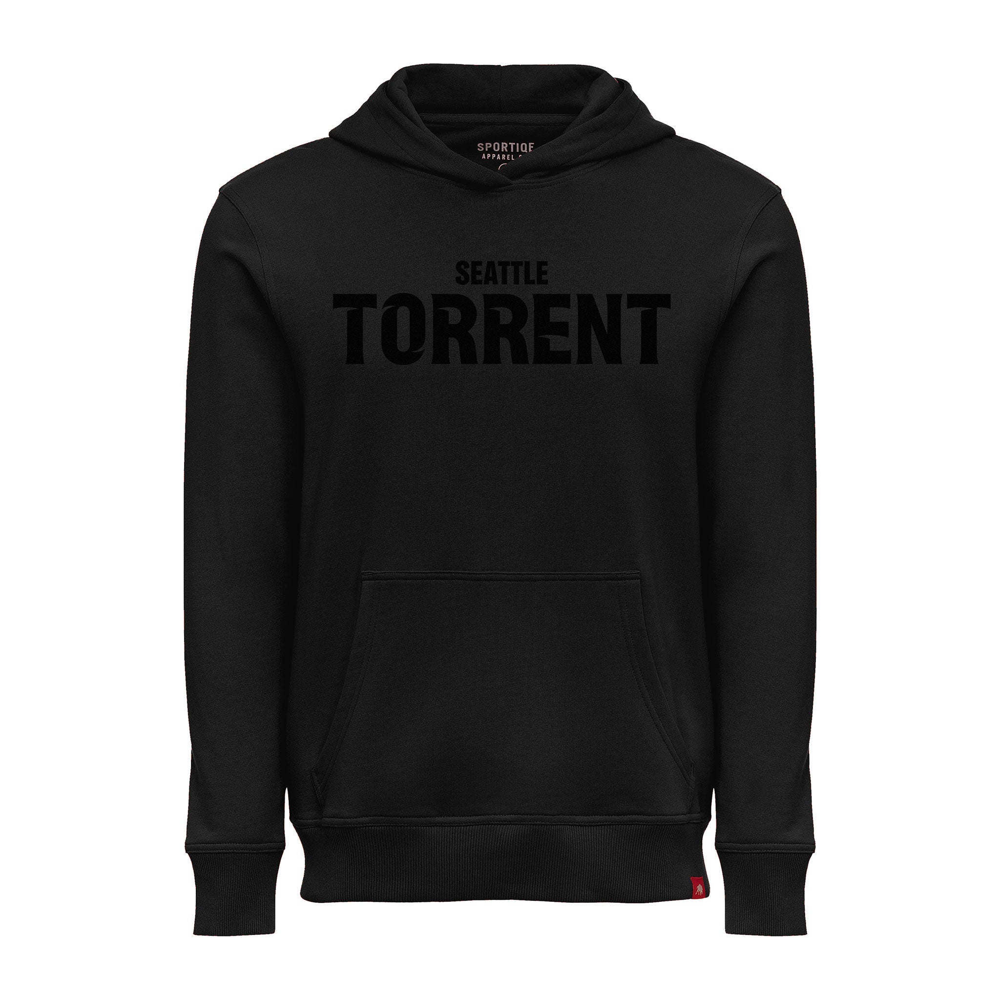 Adult Seattle Torrent Sportiqe Puff Ink Logo Drake Hoodie - Hoodie in Black