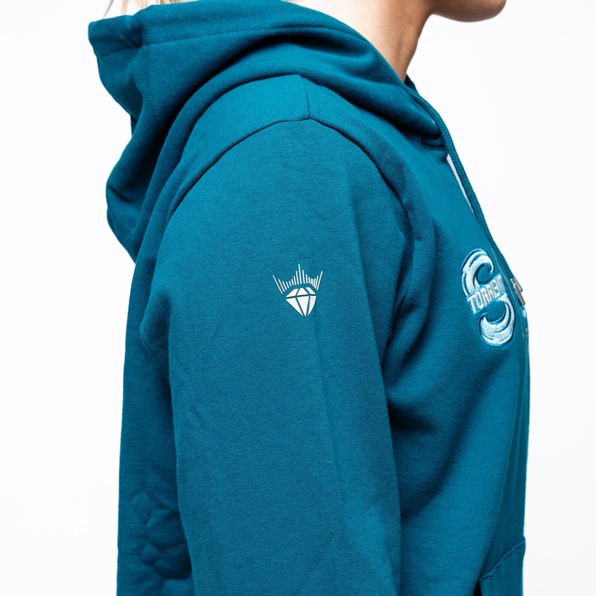 Adult Seattle Torrent Royalty Citymark Cloud Hoodie - Hoodie in Green