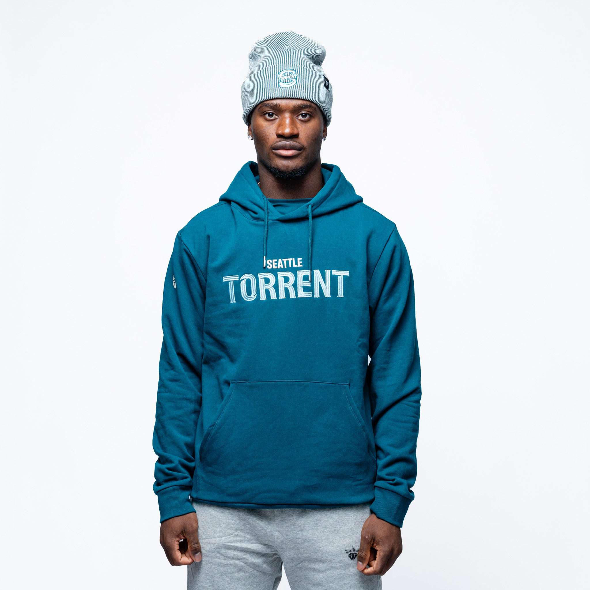 Adult Seattle Torrent Royalty Heritage Cloud Hoodie - Hoodie in Green