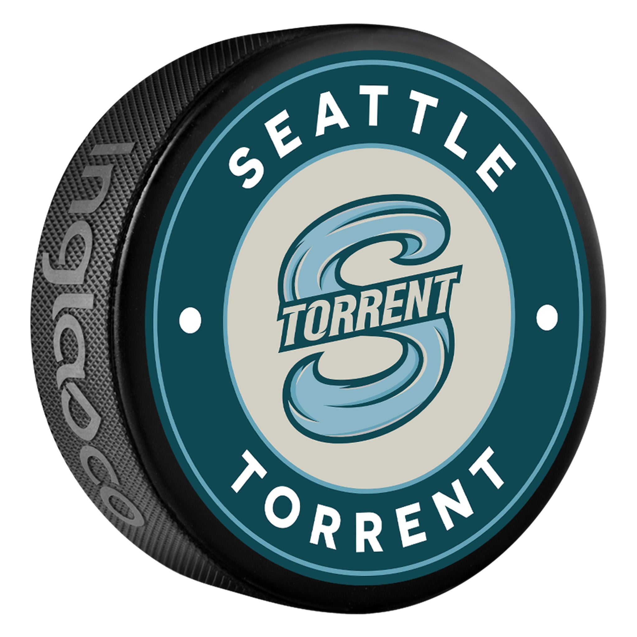 Seattle Torrent Souvenir Puck - Pucks in Black