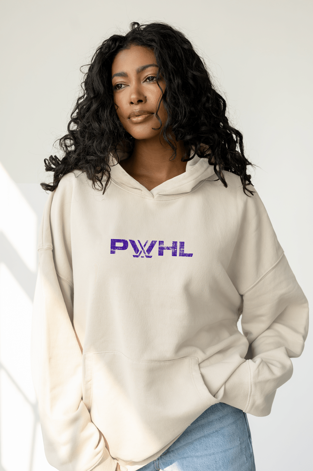 PWHL Signature Hoodie - Hoodie in Cream
