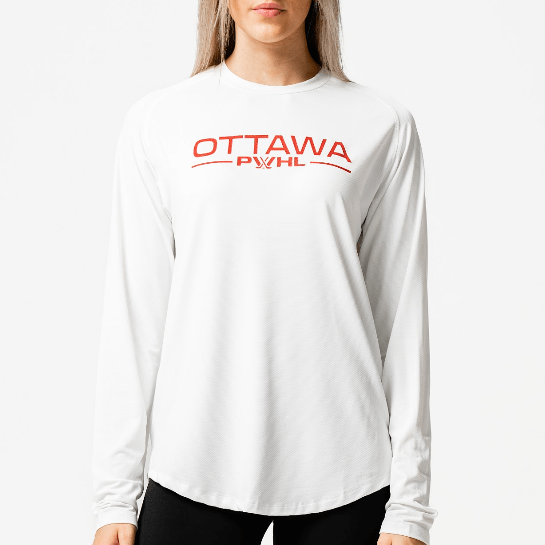 Ottawa Legacy Performance Long Sleeve T-Shirt - Long Sleeve T-Shirt in White