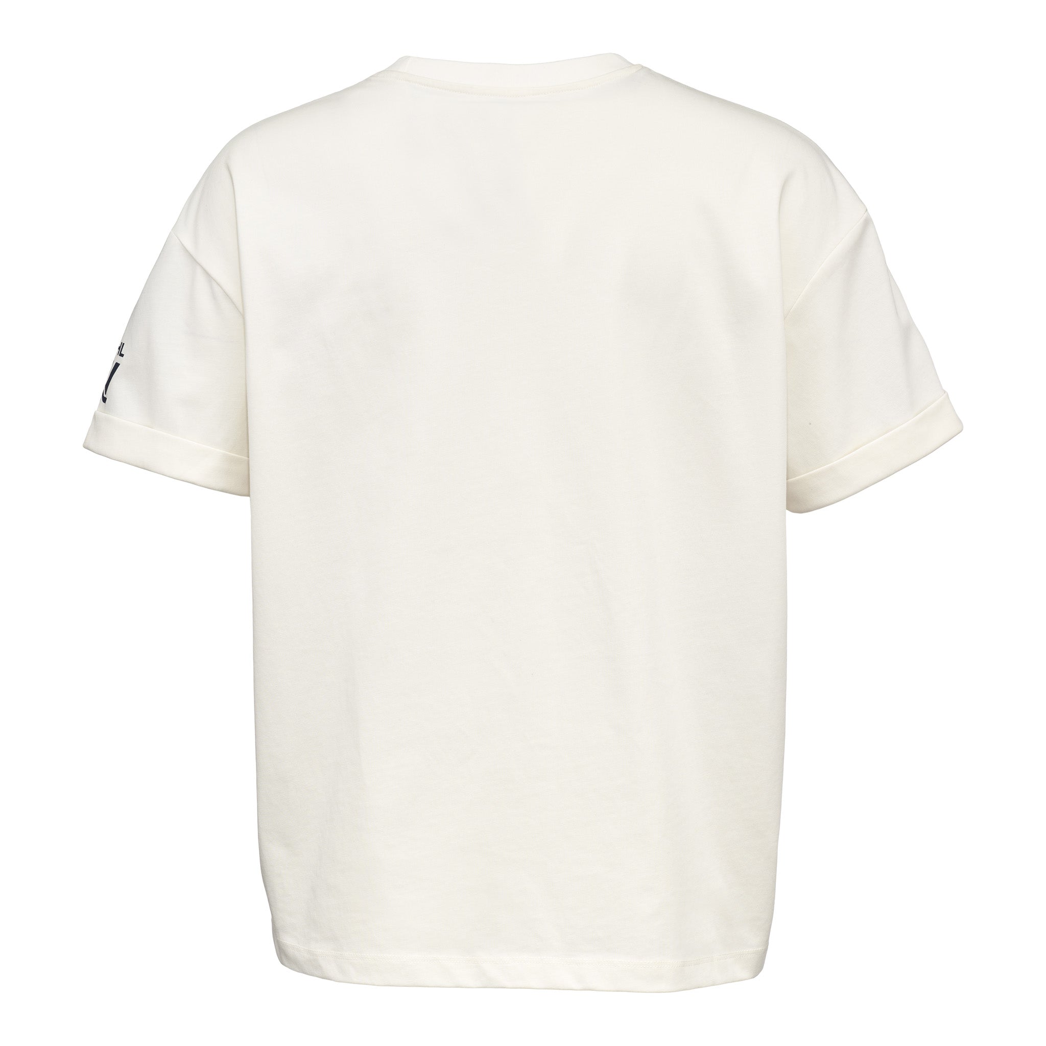 White t-shirt on a white background