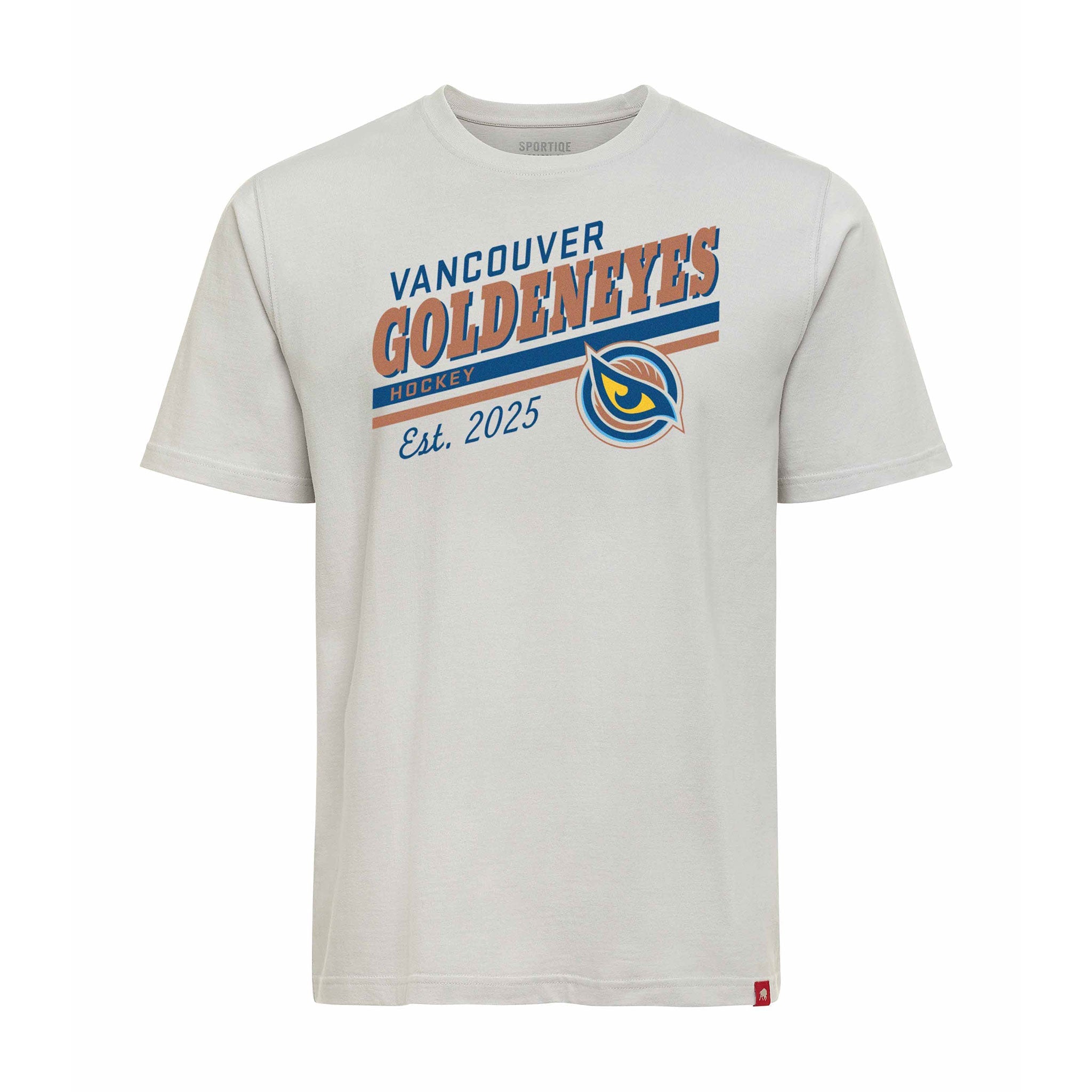 Adult Vancouver Goldeneyes Sportiqe Graphic Duke T-Shirt - T-Shirt in Dove