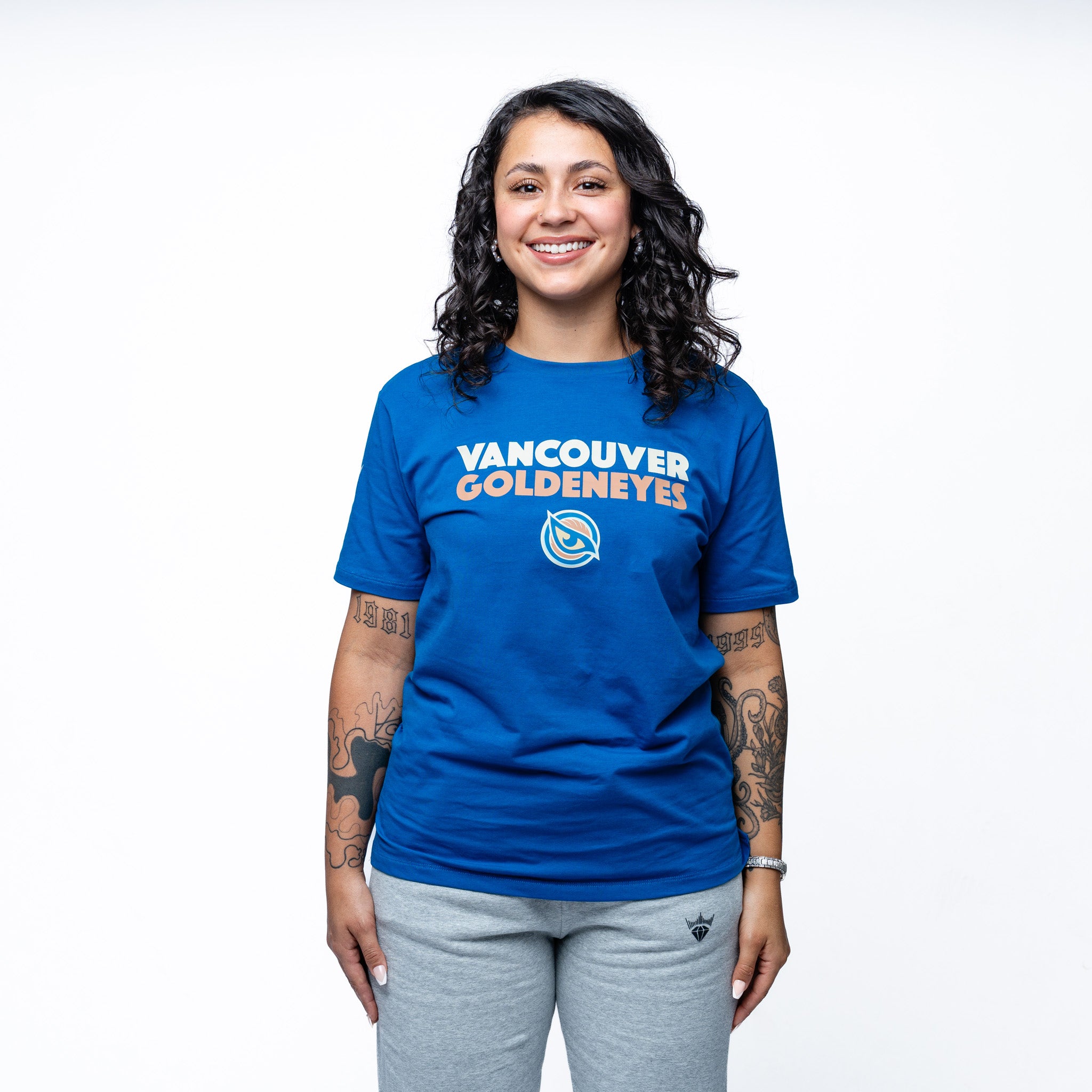 Adult Vancouver Goldeneyes Royalty Local Sideline T-Shirt - T-Shirt in Blue