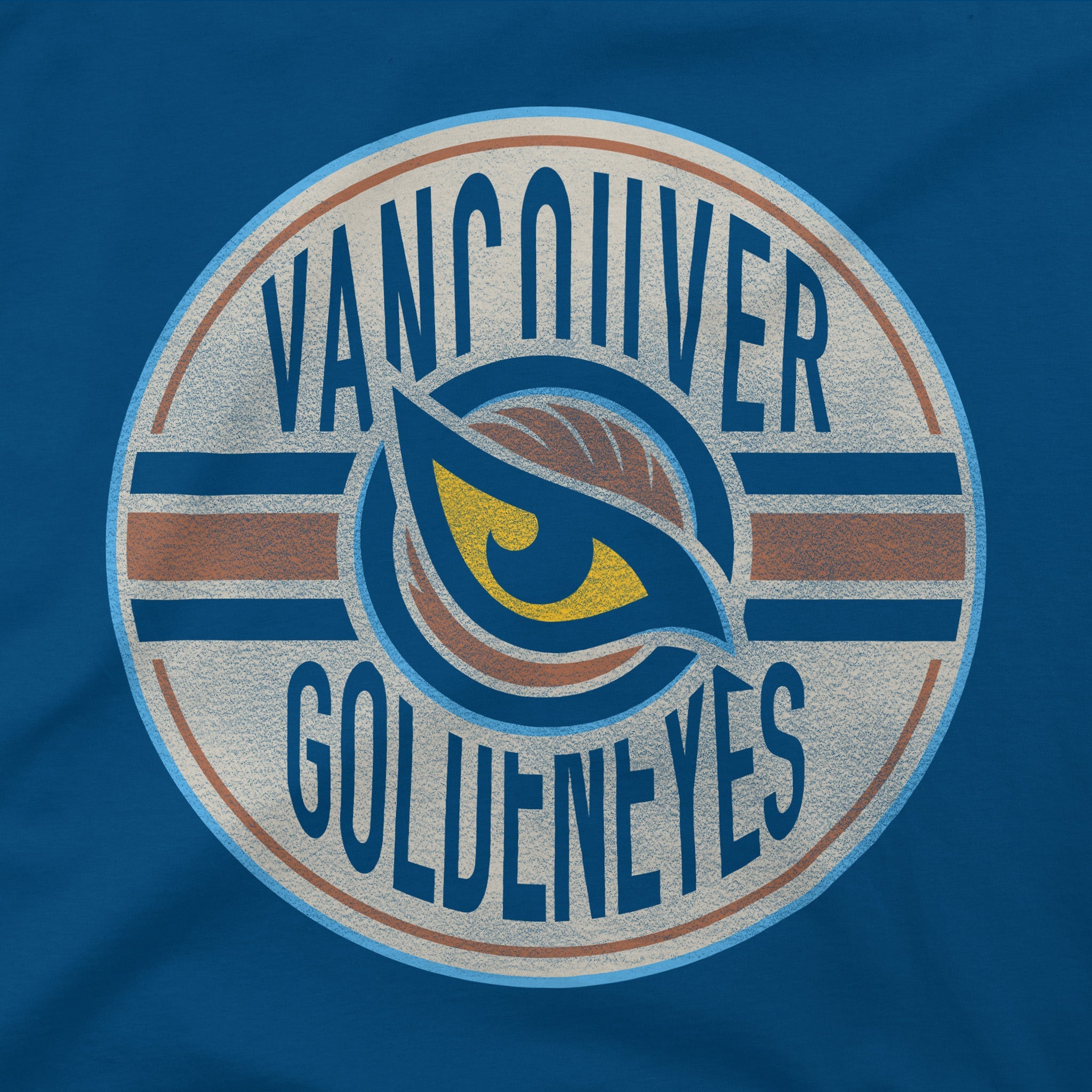 Adult Vancouver Goldeneyes Stadium Essentials Seal T-Shirt - T-Shirt in Blue