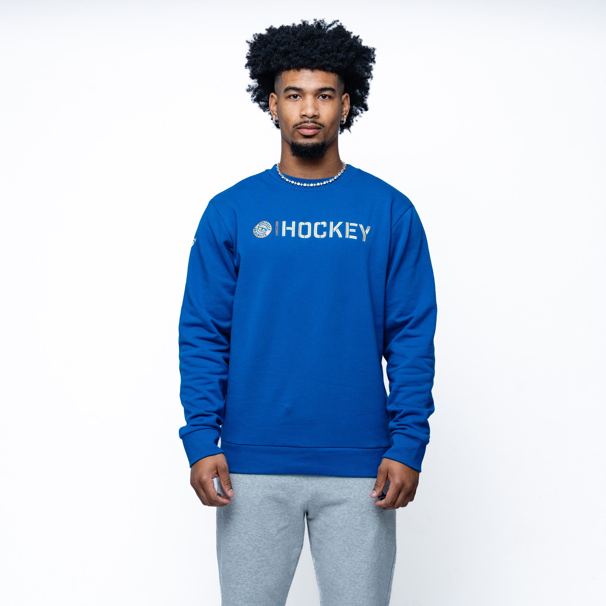 Adult Vancouver Goldeneyes Royalty Everyday Cloud Crew - Crewneck in Blue