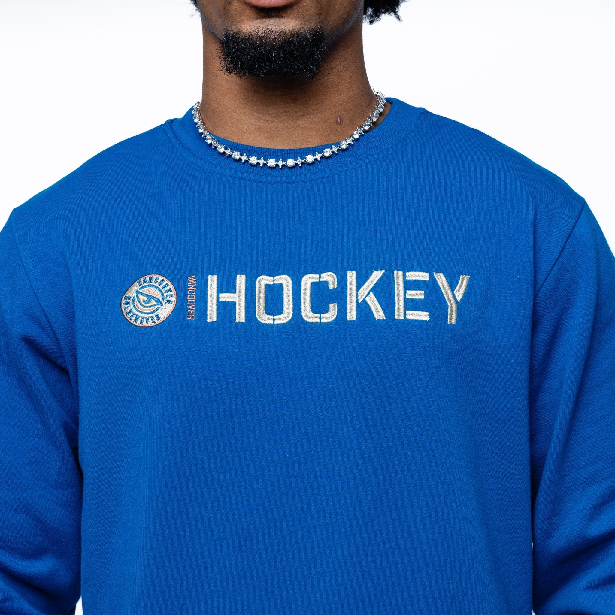 Adult Vancouver Goldeneyes Royalty Everyday Cloud Crew - Crewneck in Blue