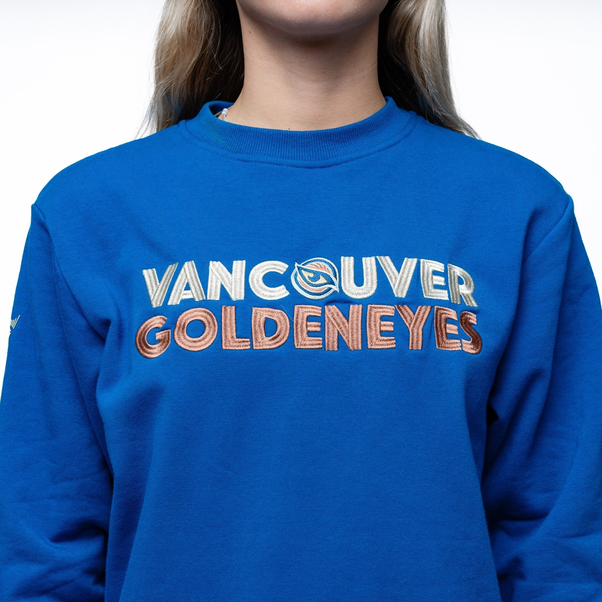Adult Vancouver Goldeneyes Royalty Standard Cloud Crew - Crewneck in Blue